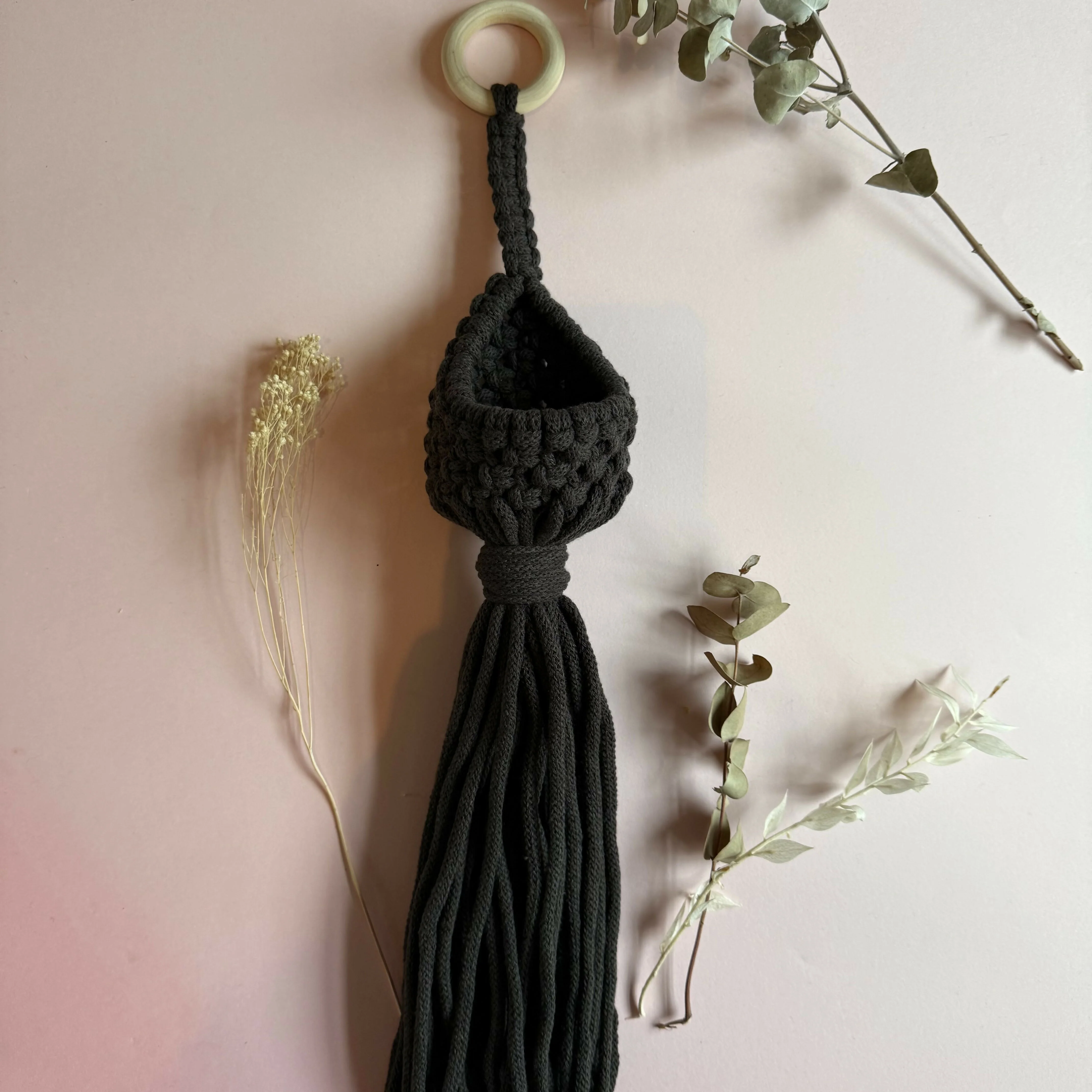 Macrame Plant Pod Hanger - Image 8