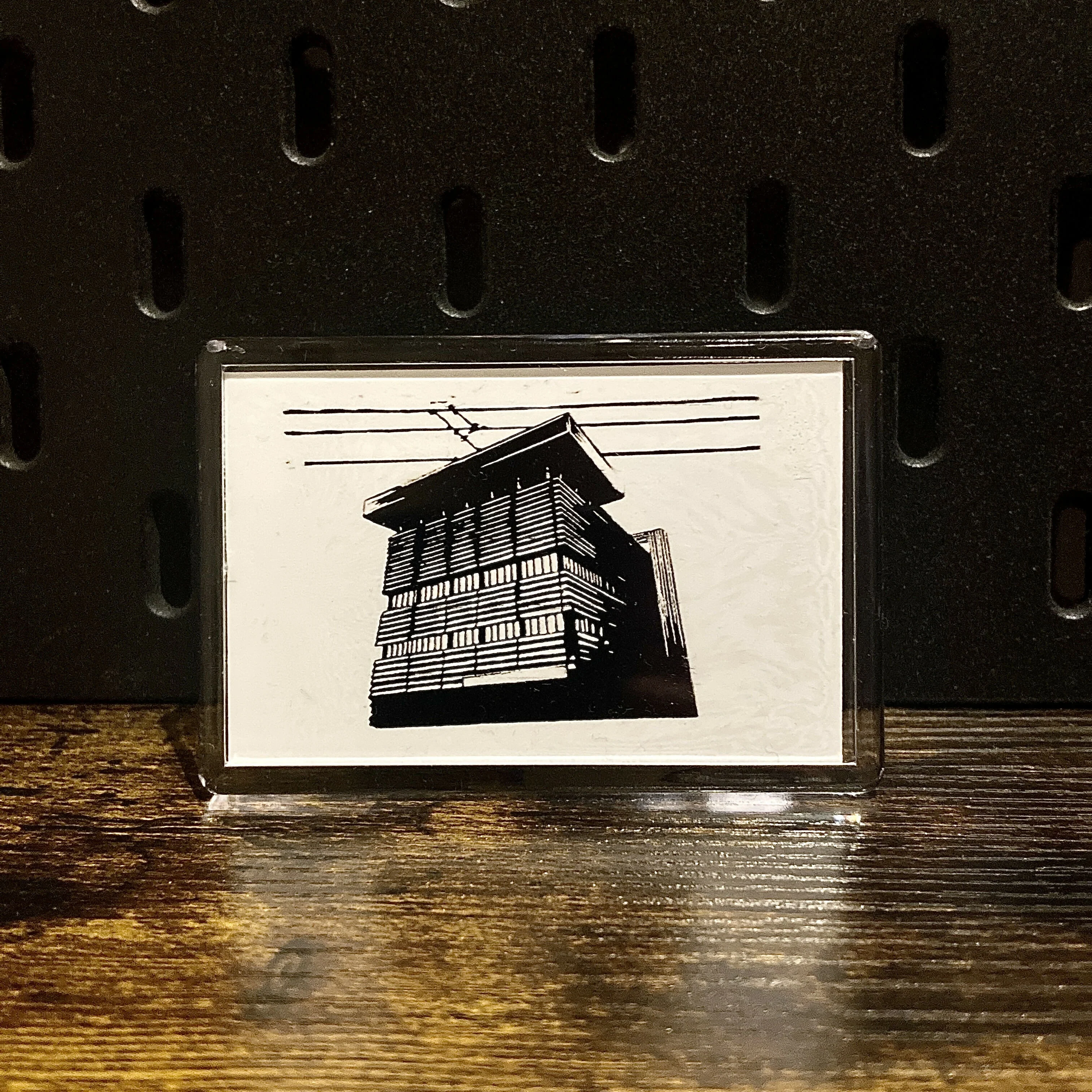 Magnet - Digital print of Birmingham New street lino