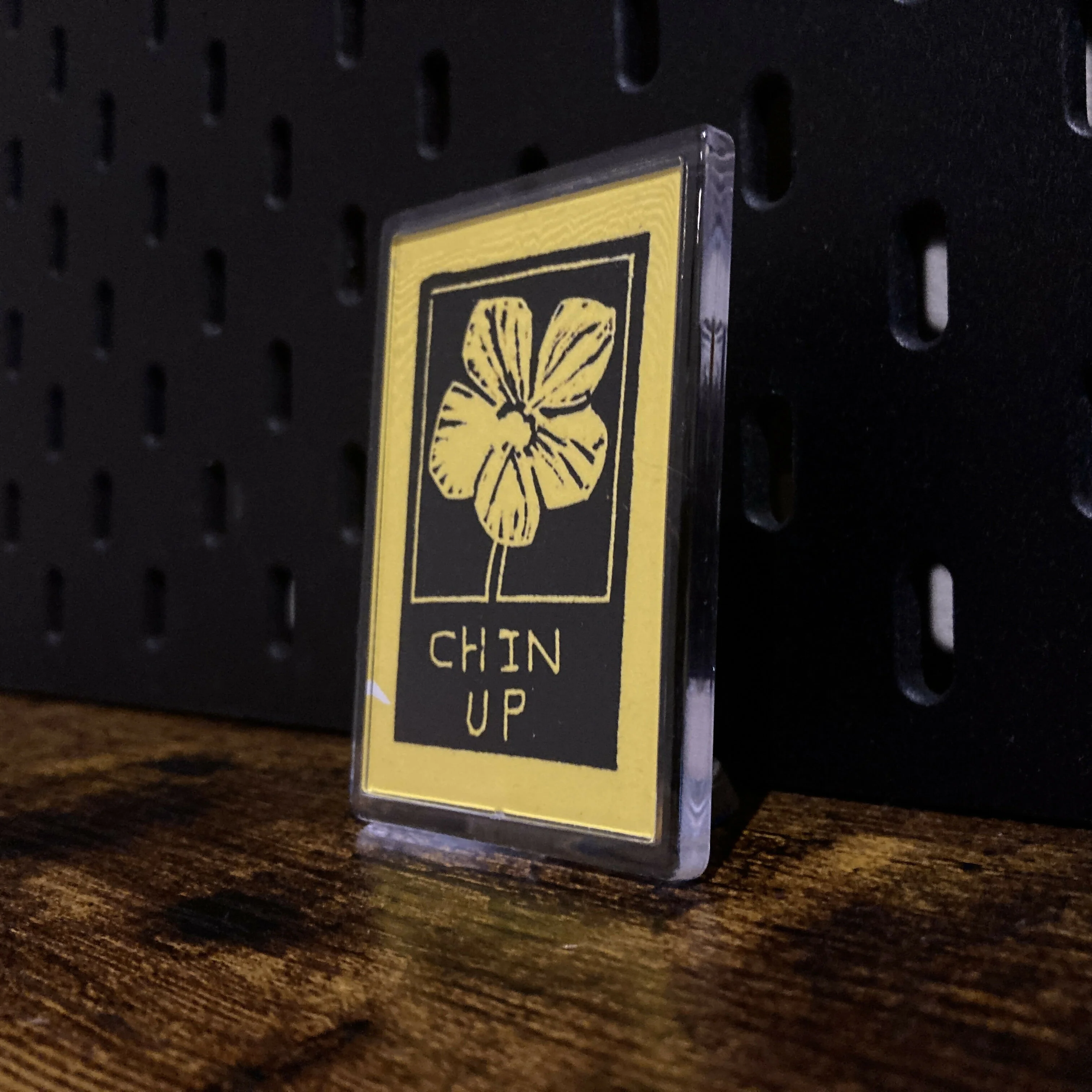 Magnet - Digital print of Buttercup lino - Image 2