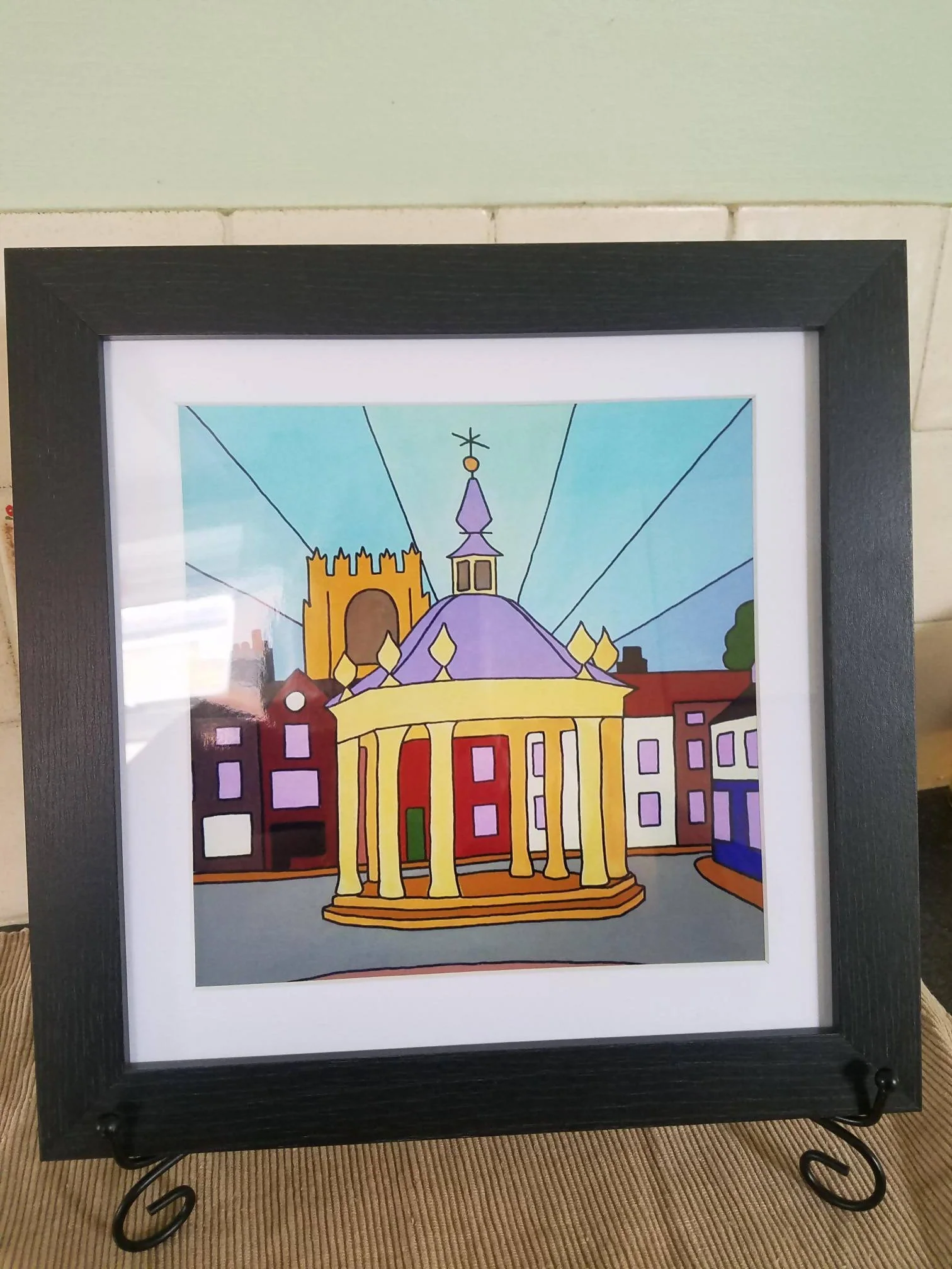 Framed, Small - Market Cross, Beverley - Image 2