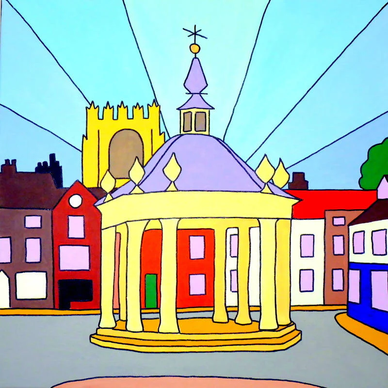 Mounted Print - Market Cross, Beverley