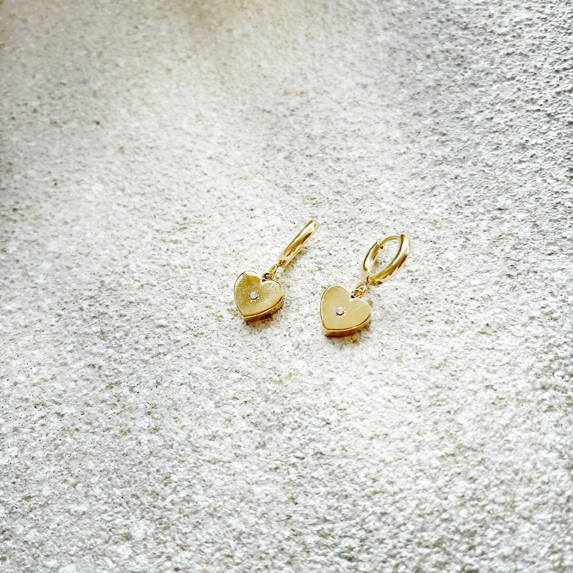 Vintage Heart Earrings - Image 3
