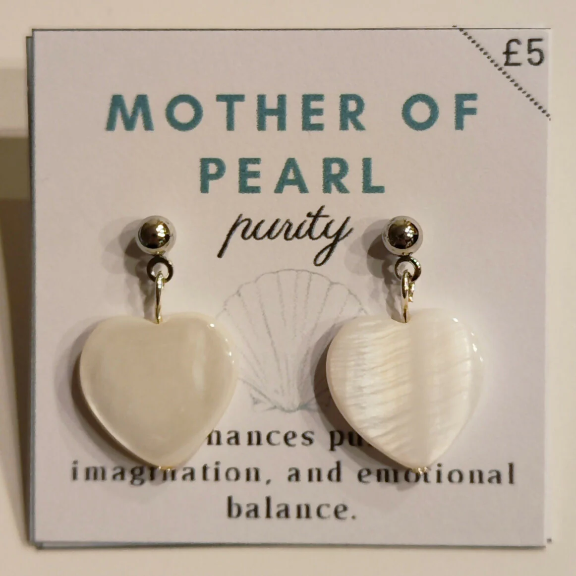 Mediterranean Mother of Pearl and Evil Eye Earrings - Image 10