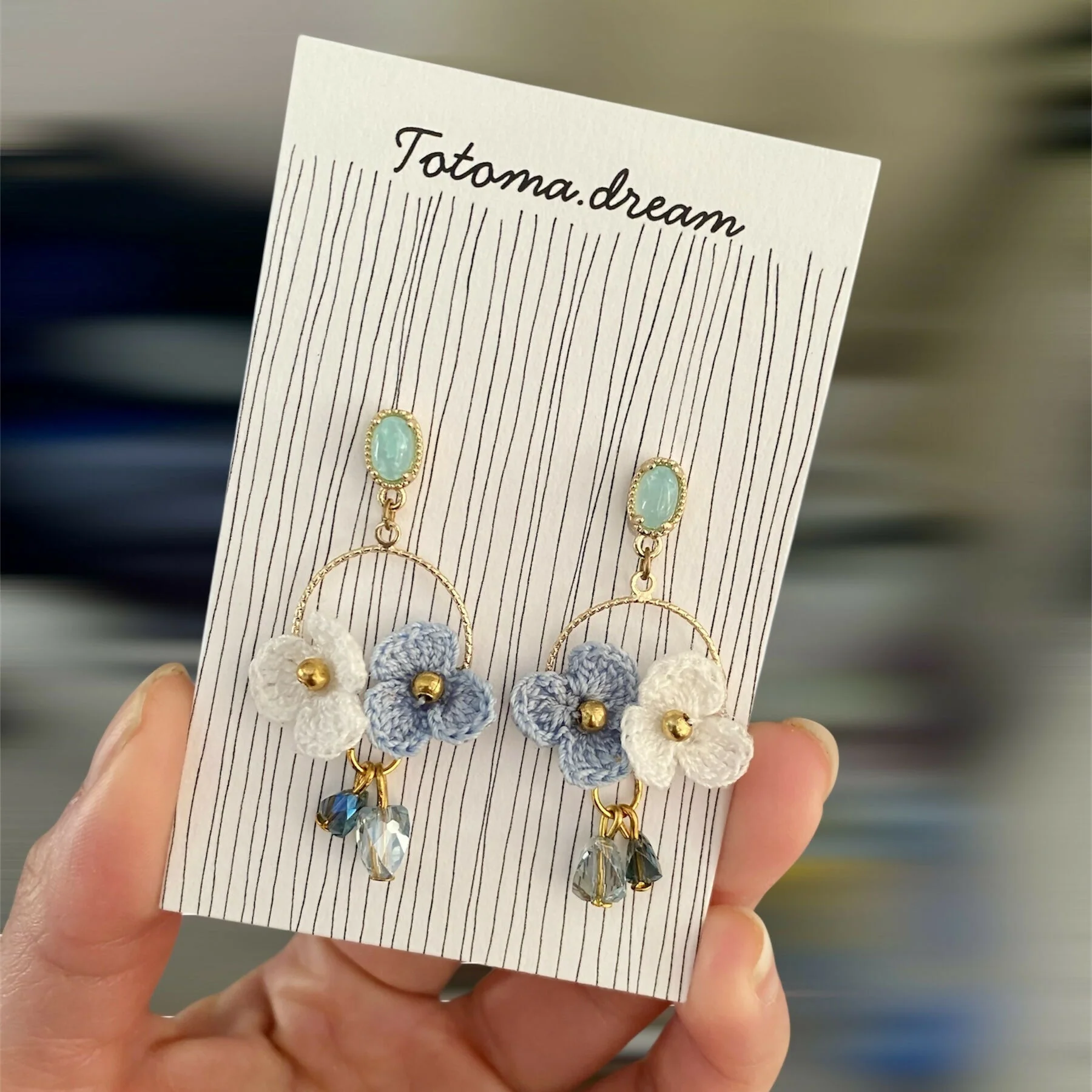 Micro Crochet Earrings - Image 3