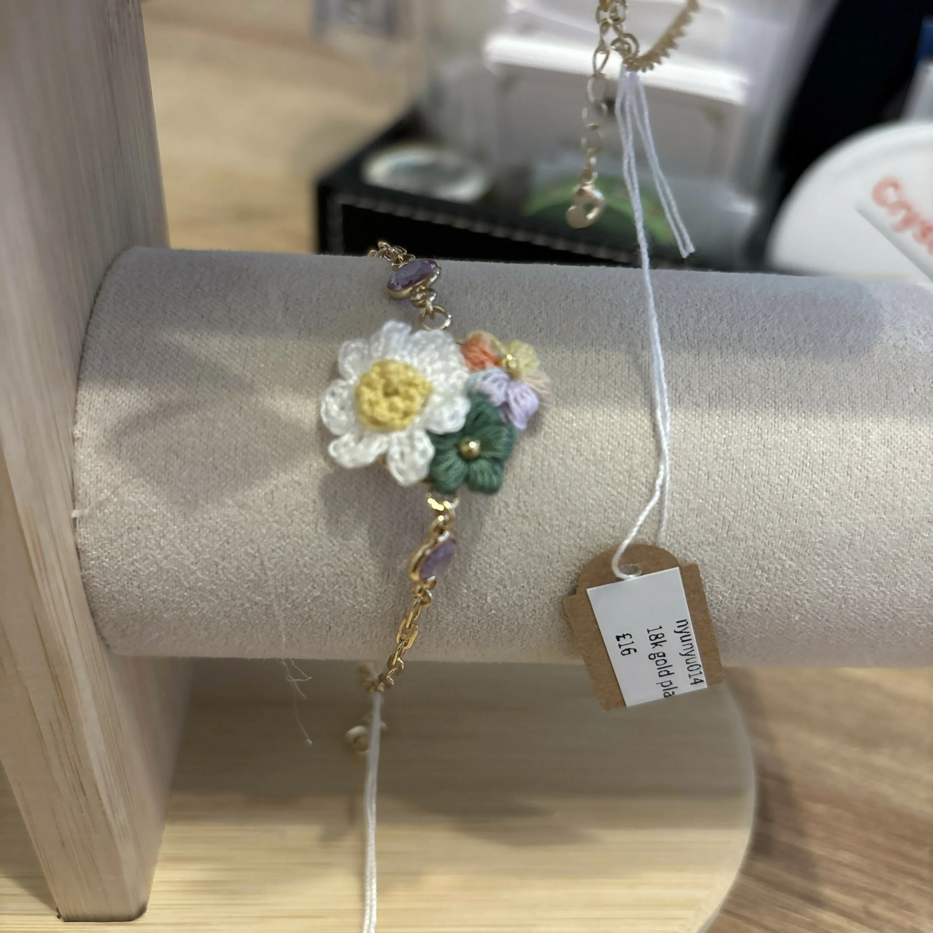 Micro Crochet Flower Bracelets