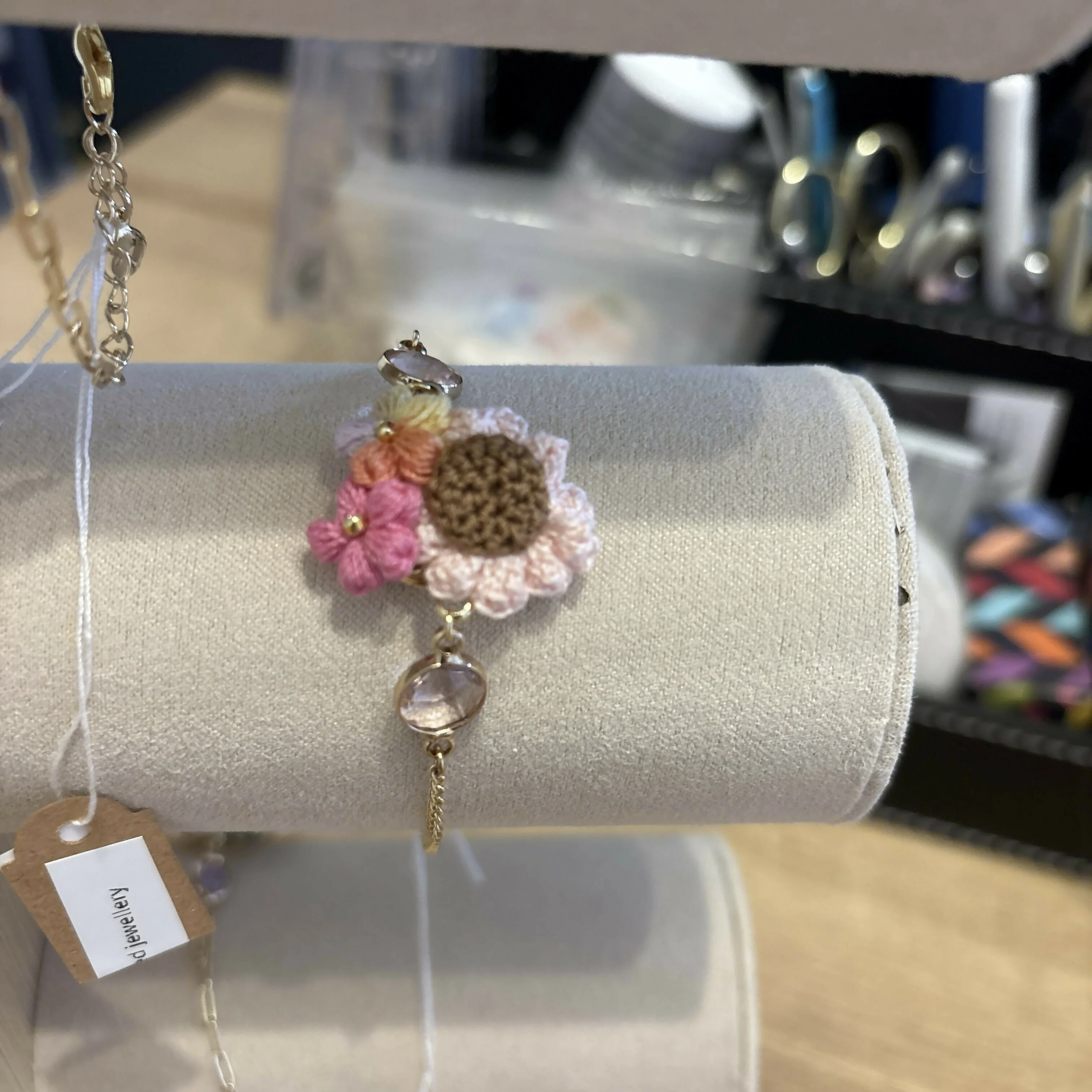 Micro Crochet Flower Bracelets - Image 3