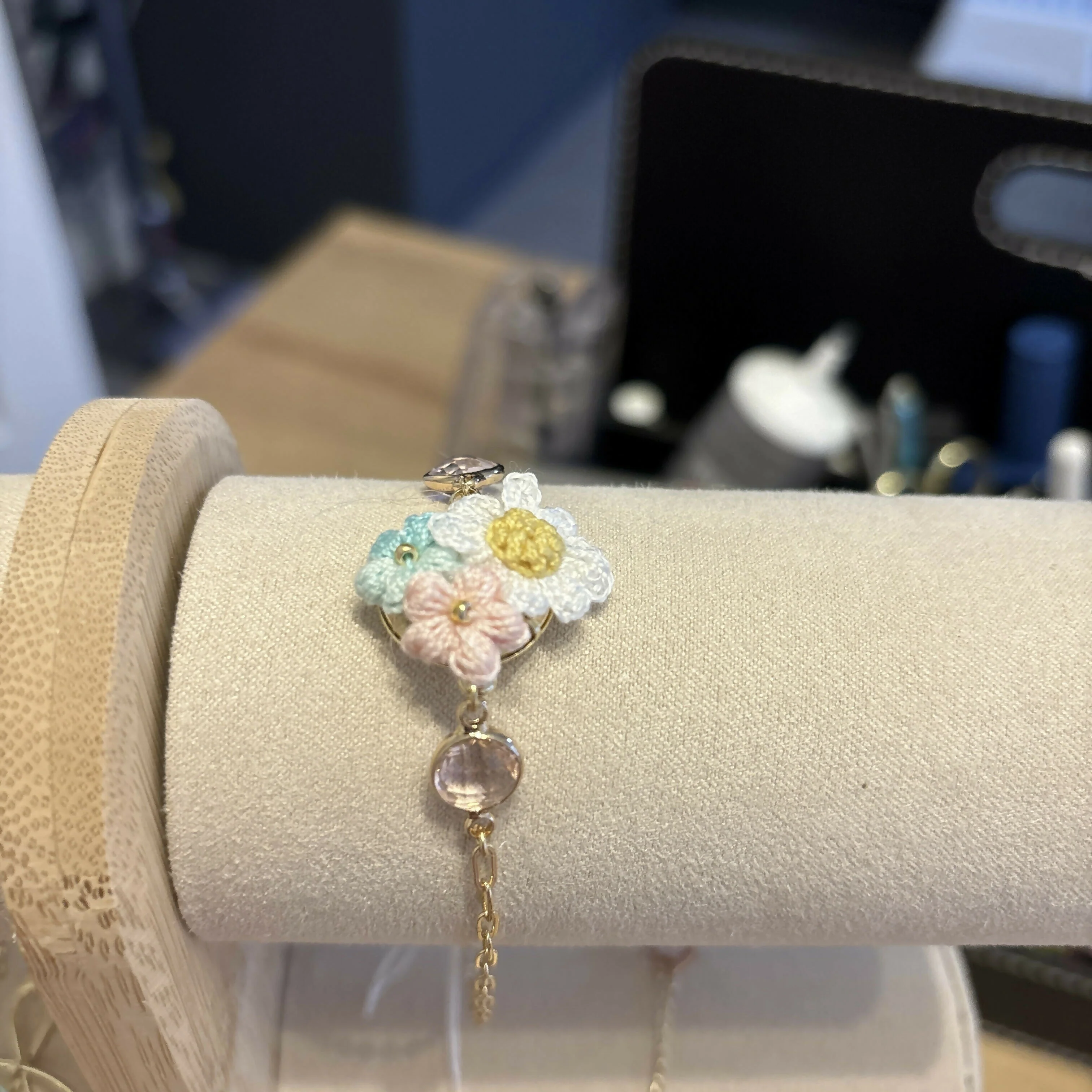 Micro Crochet Flower Bracelets - Image 6