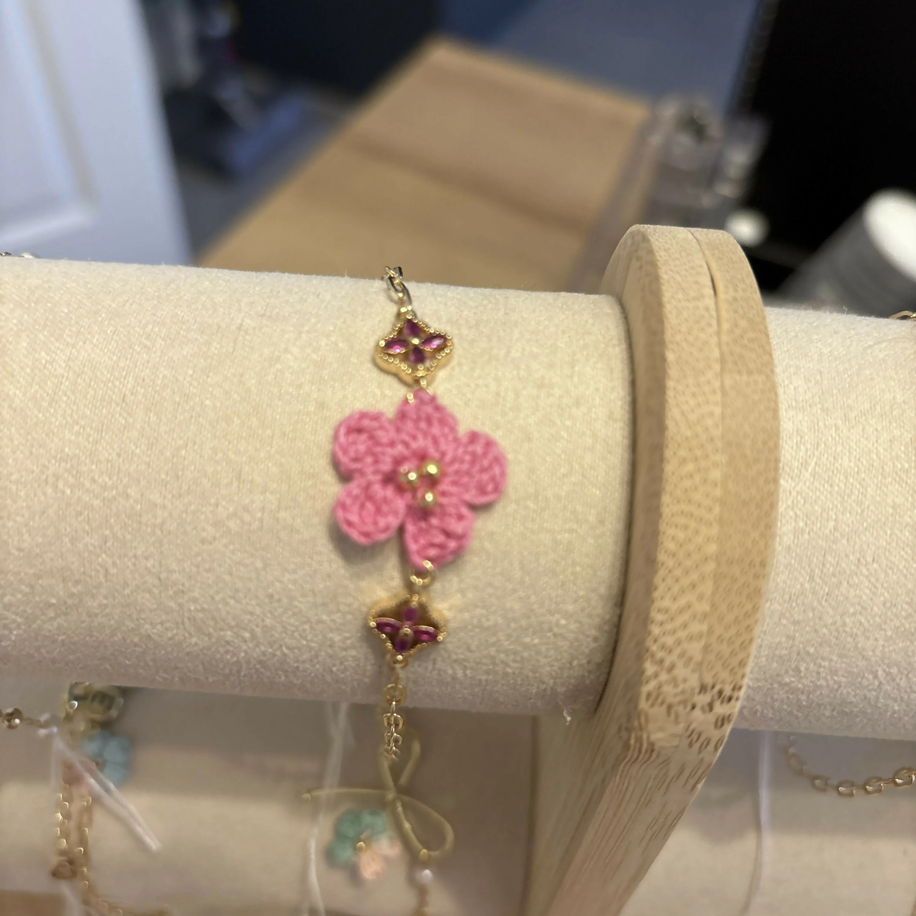 Micro Crochet Flower Bracelets - Image 7