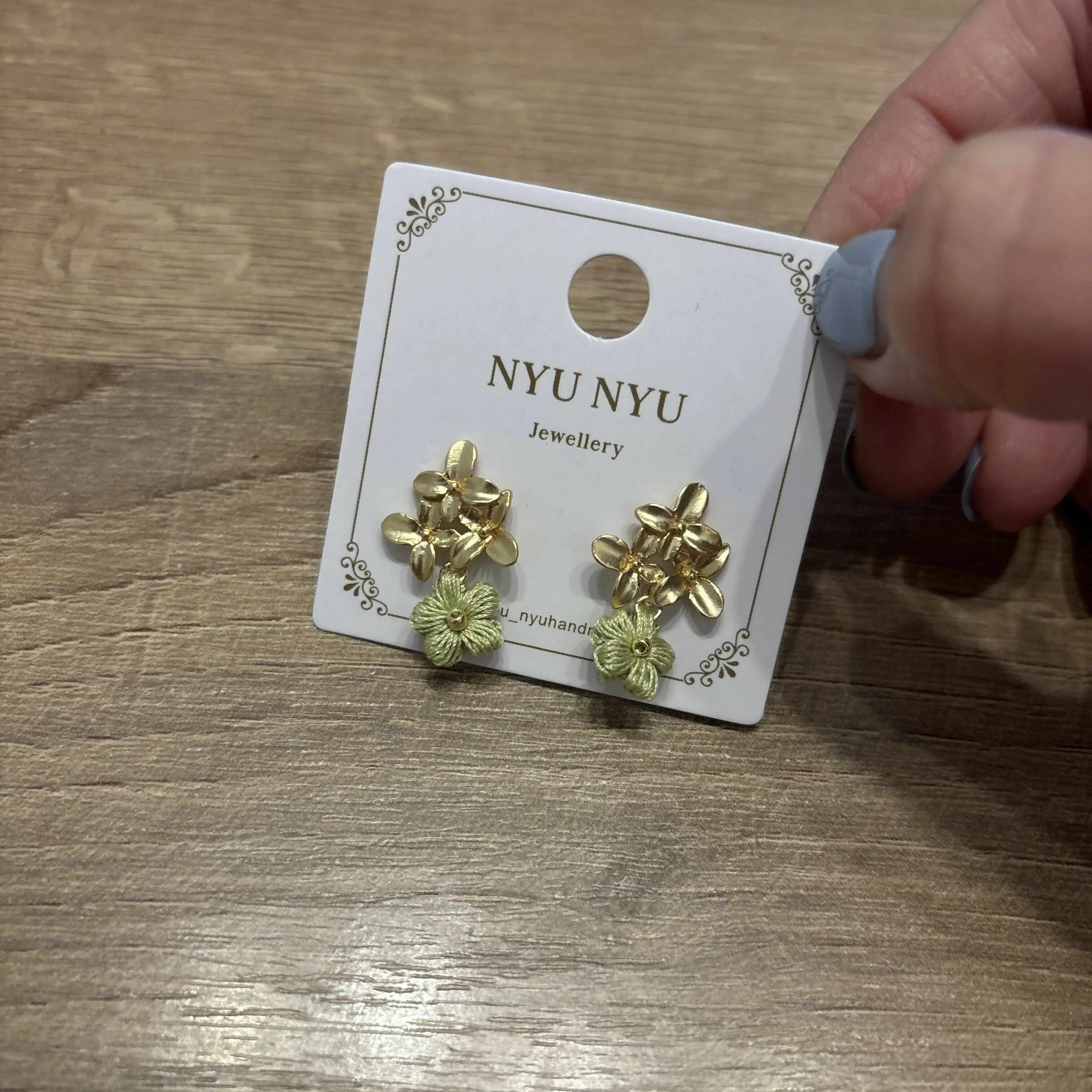 Micro Crochet Flower Earrings