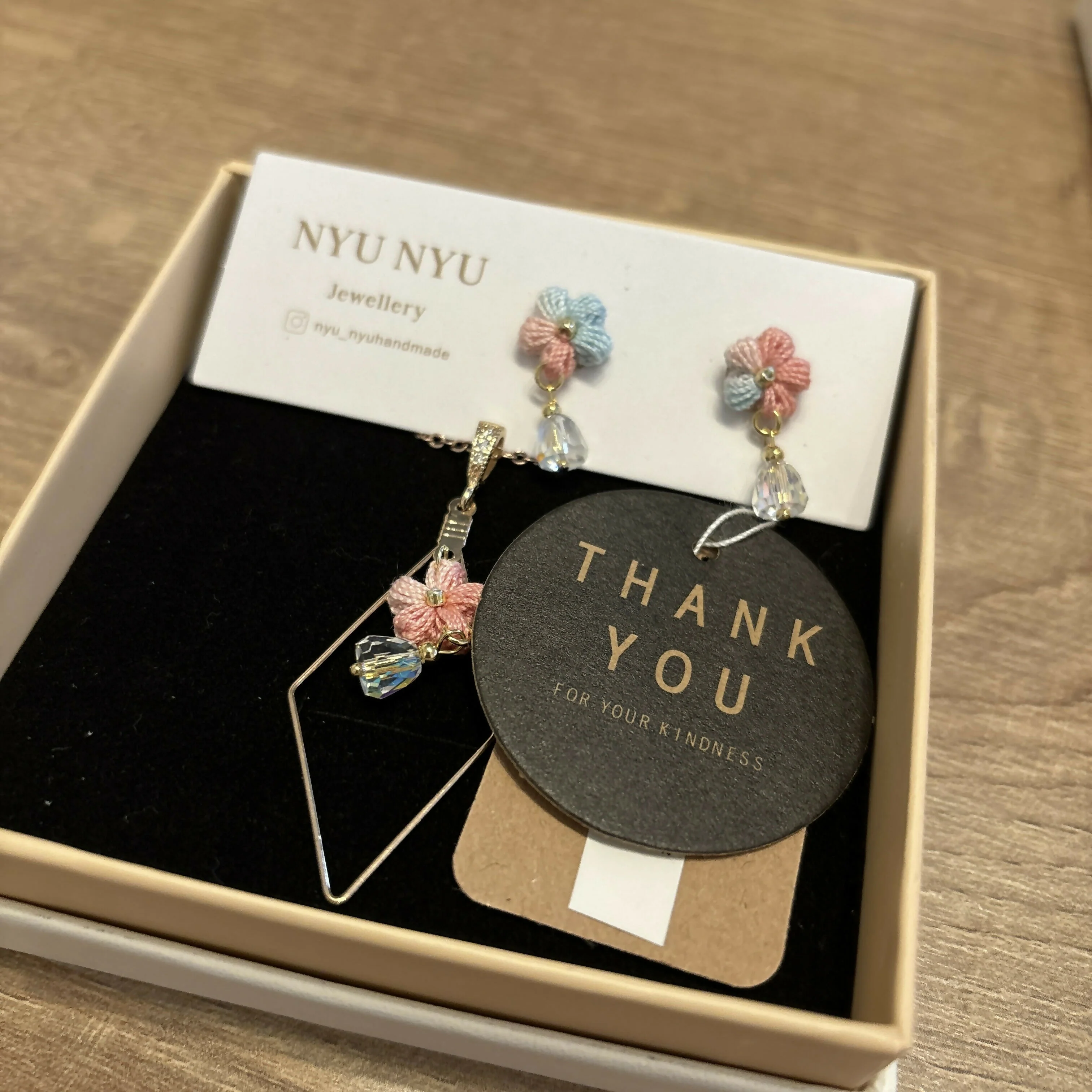 Micro Crochet Flower Jewellery Sets