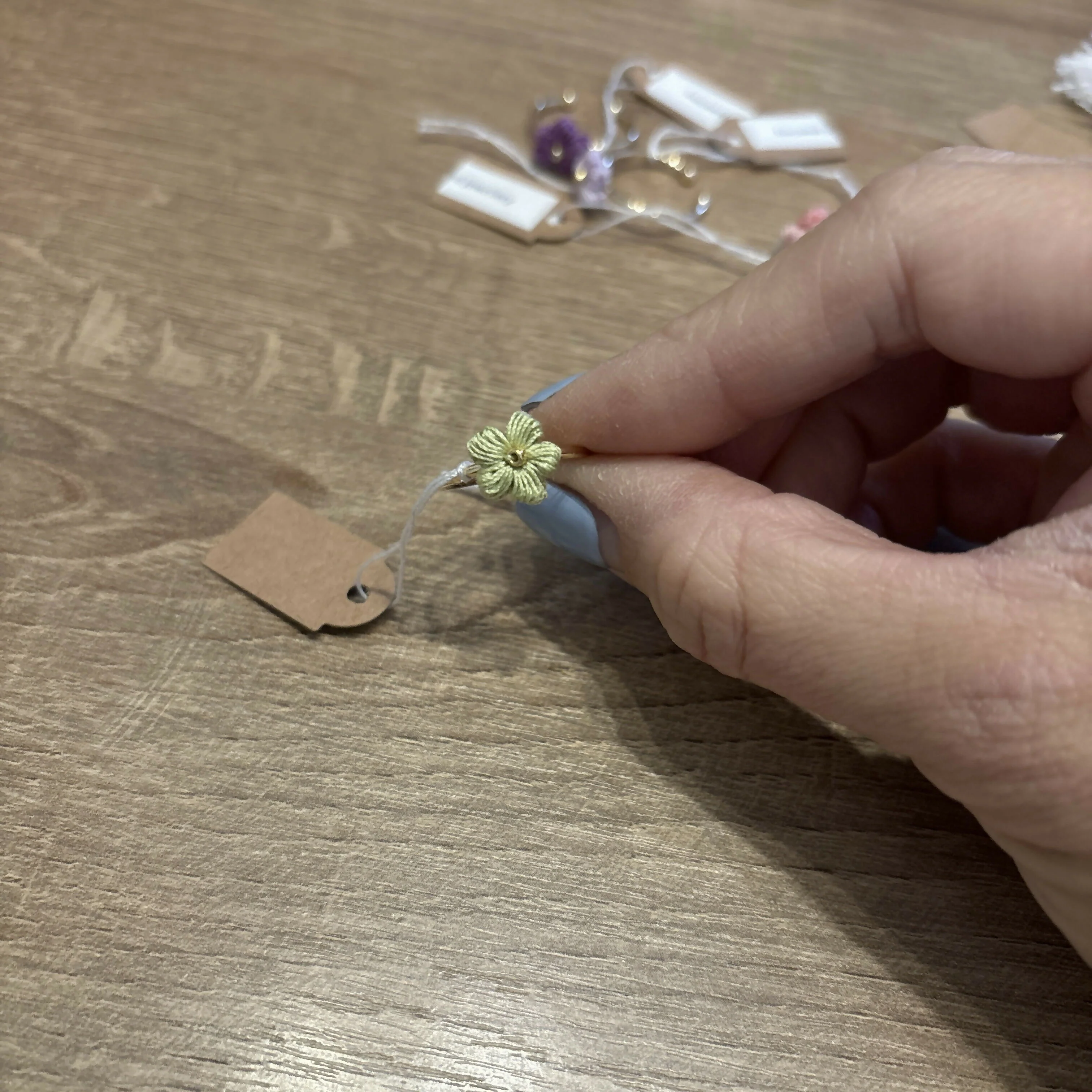 Micro Crochet Flower Rings - Image 7