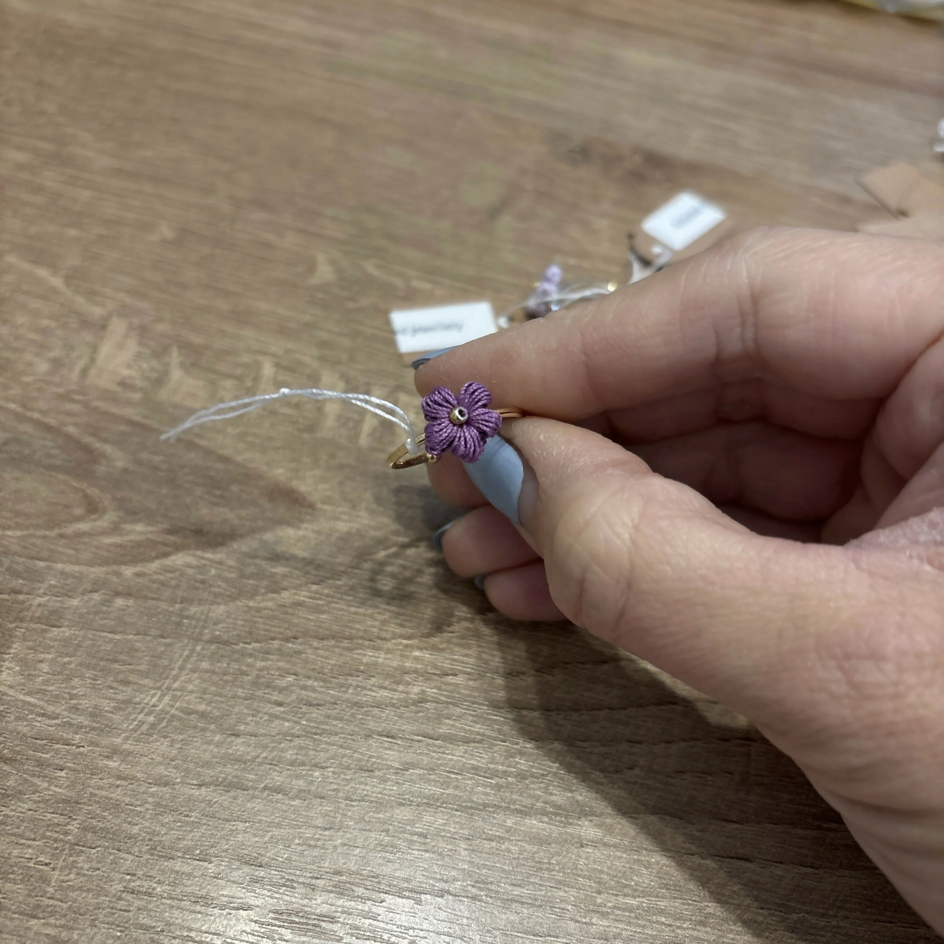 Micro Crochet Flower Rings - Image 9