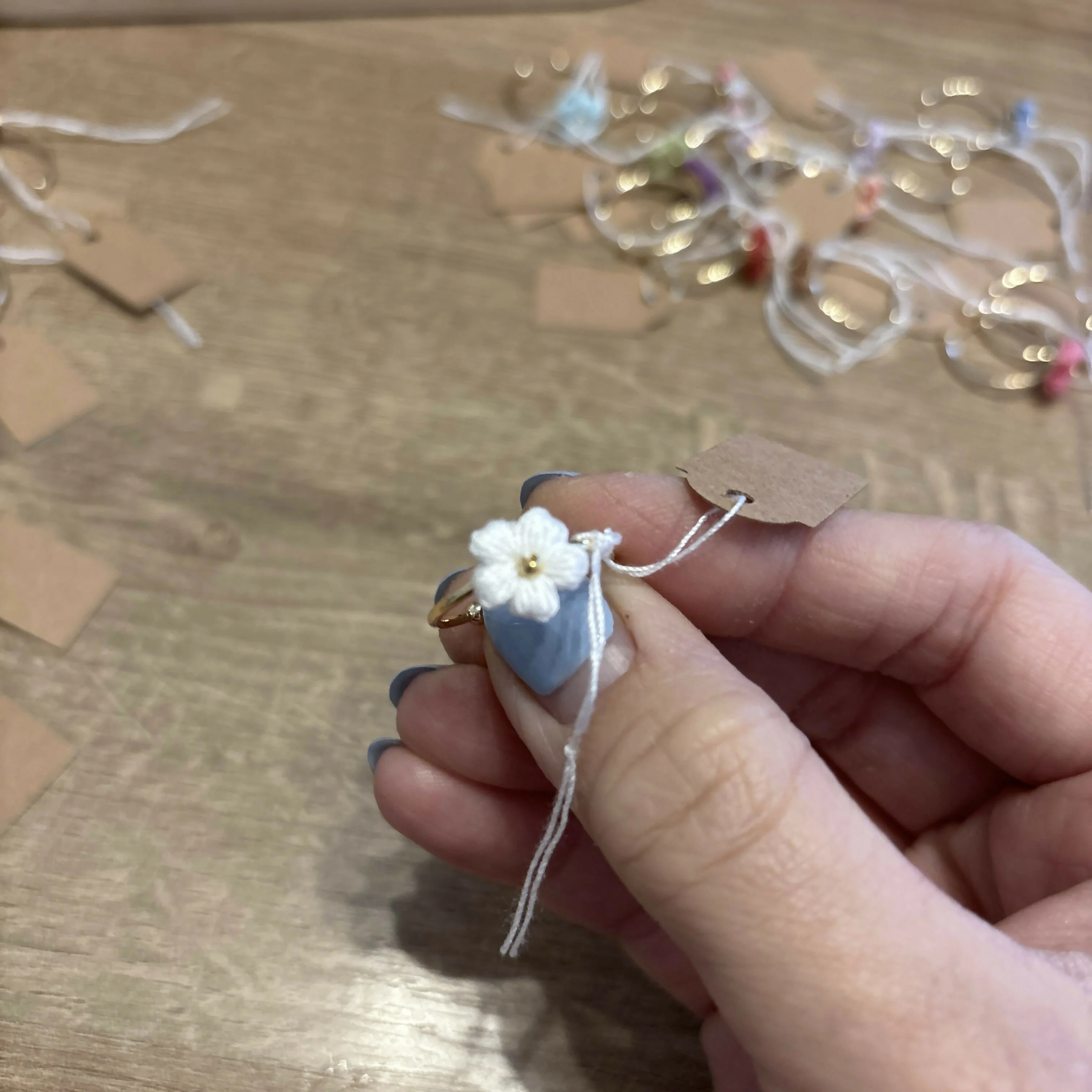 Micro Crochet Flower Rings - Image 3