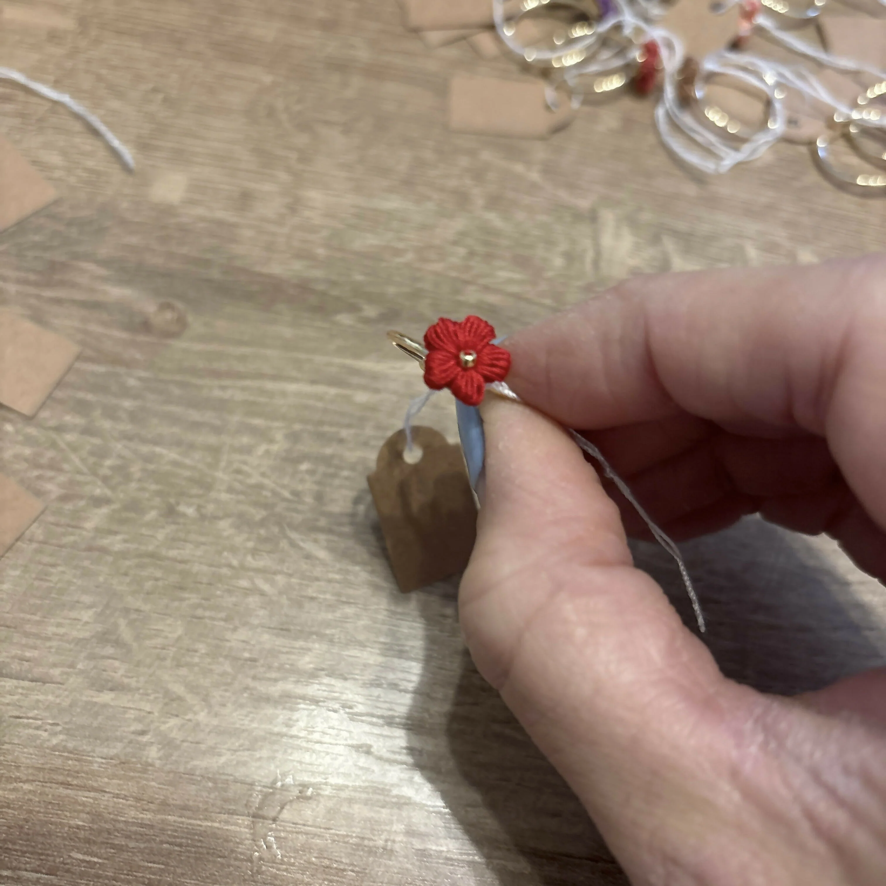 Micro Crochet Flower Rings - Image 4
