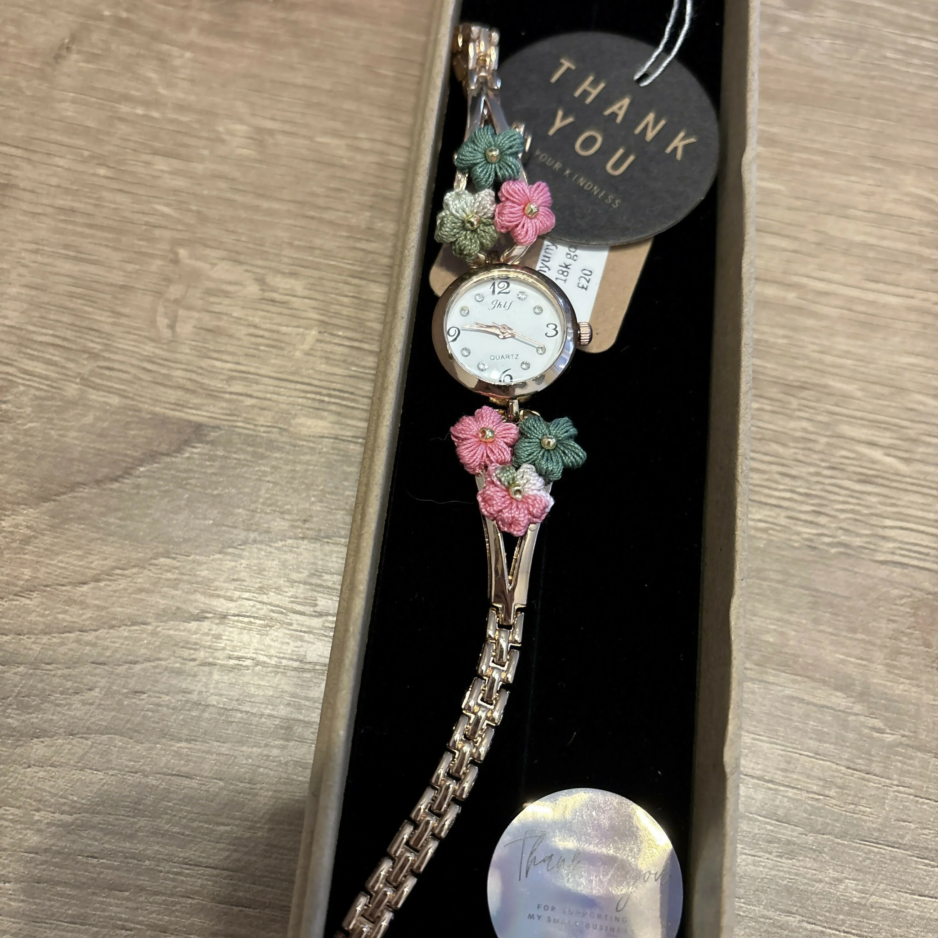 Micro Crochet Flower Watches