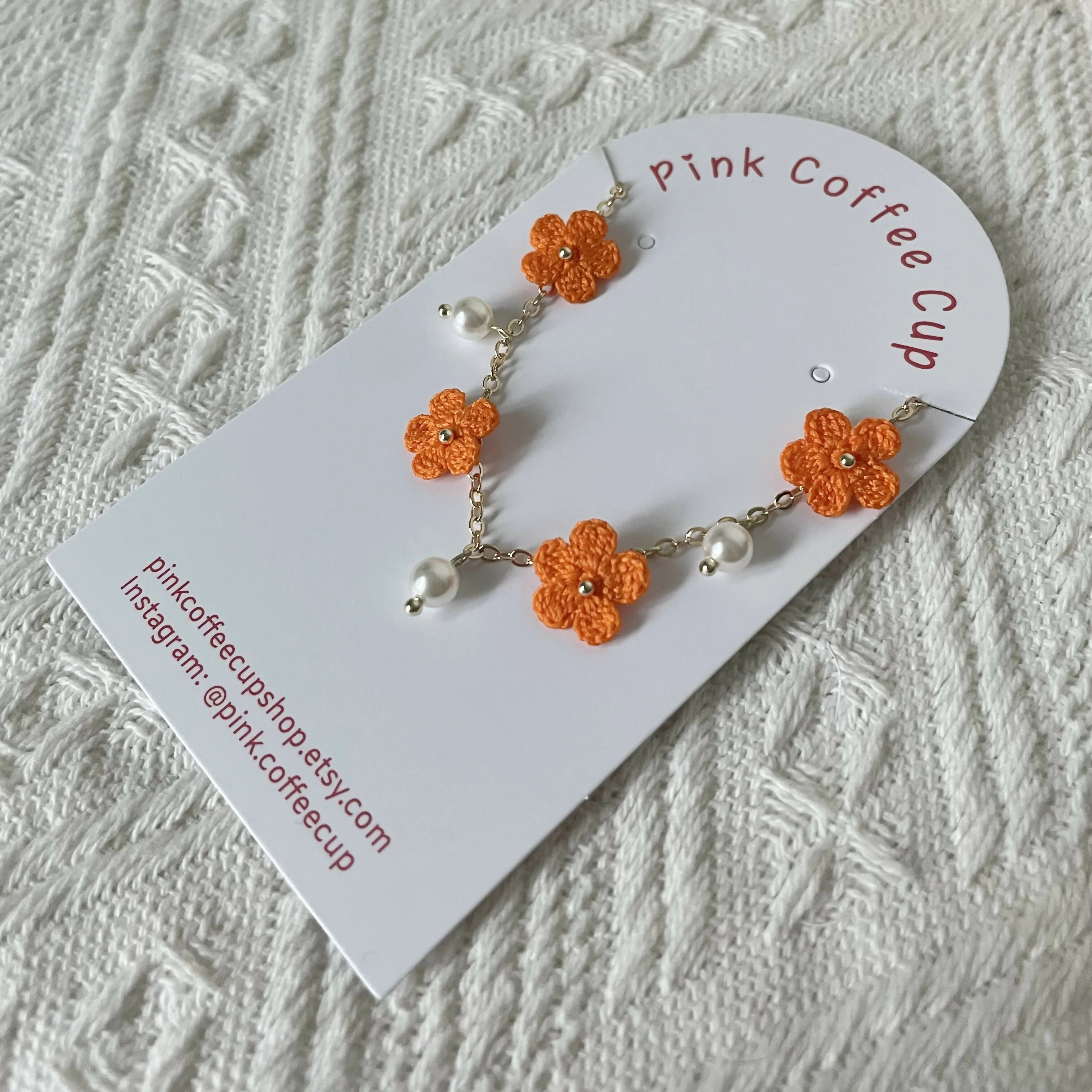 Micro Crochet Flowers Bracelet - Image 3