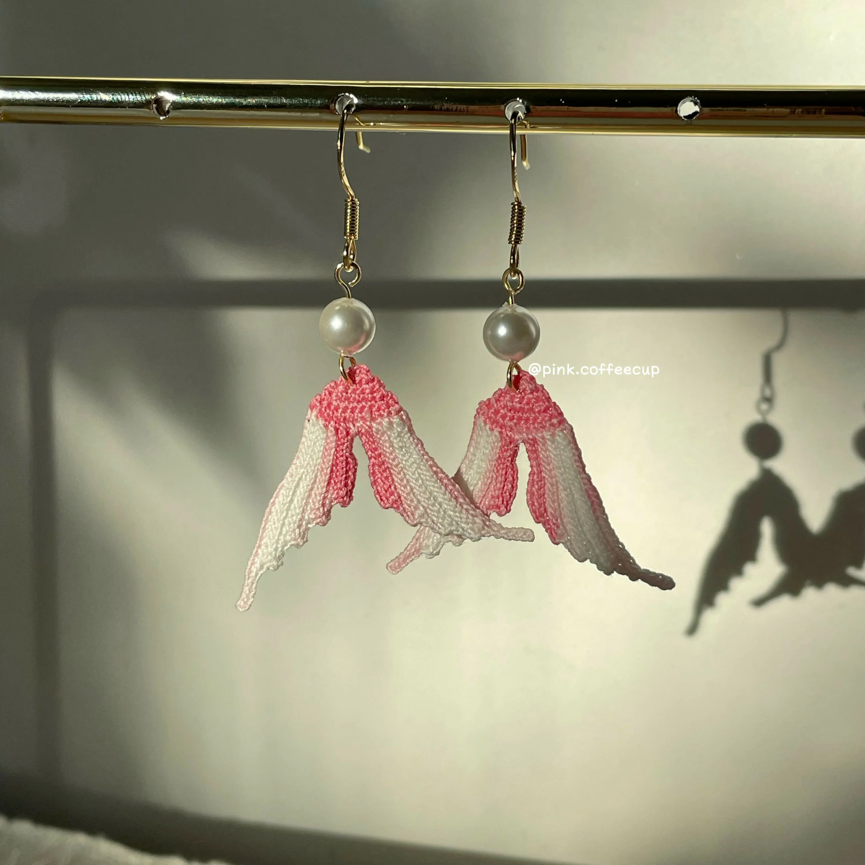 Micro Crochet Mermaid Tails Drop and Dangle Earrings - Image 2