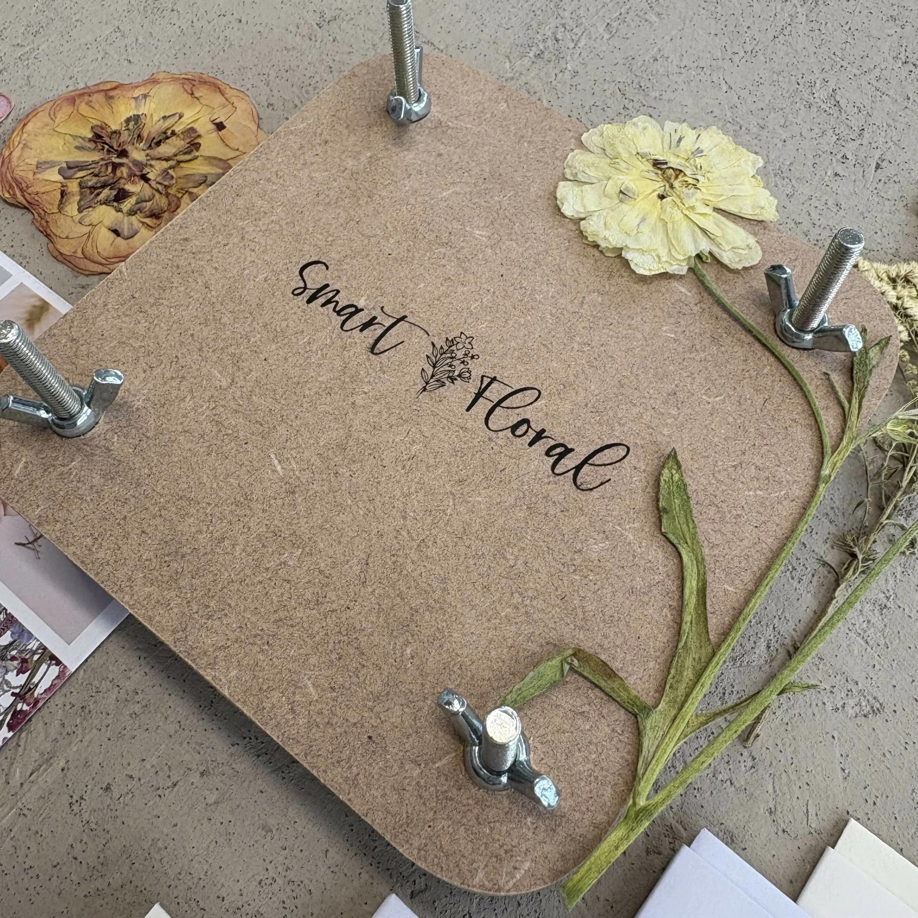 Mini Flower Press & Card Making Kit - Image 4
