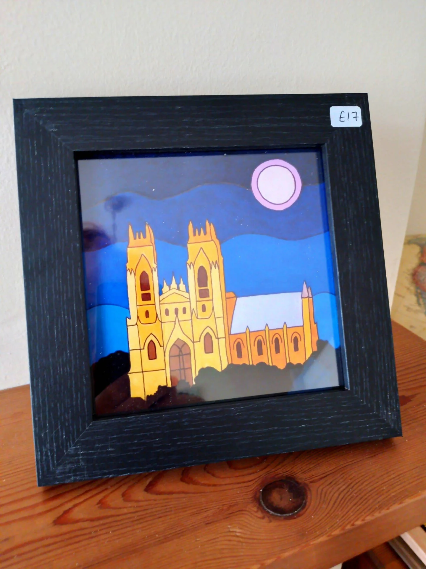 Framed, Mini - Moon Over The Minster - Image 3