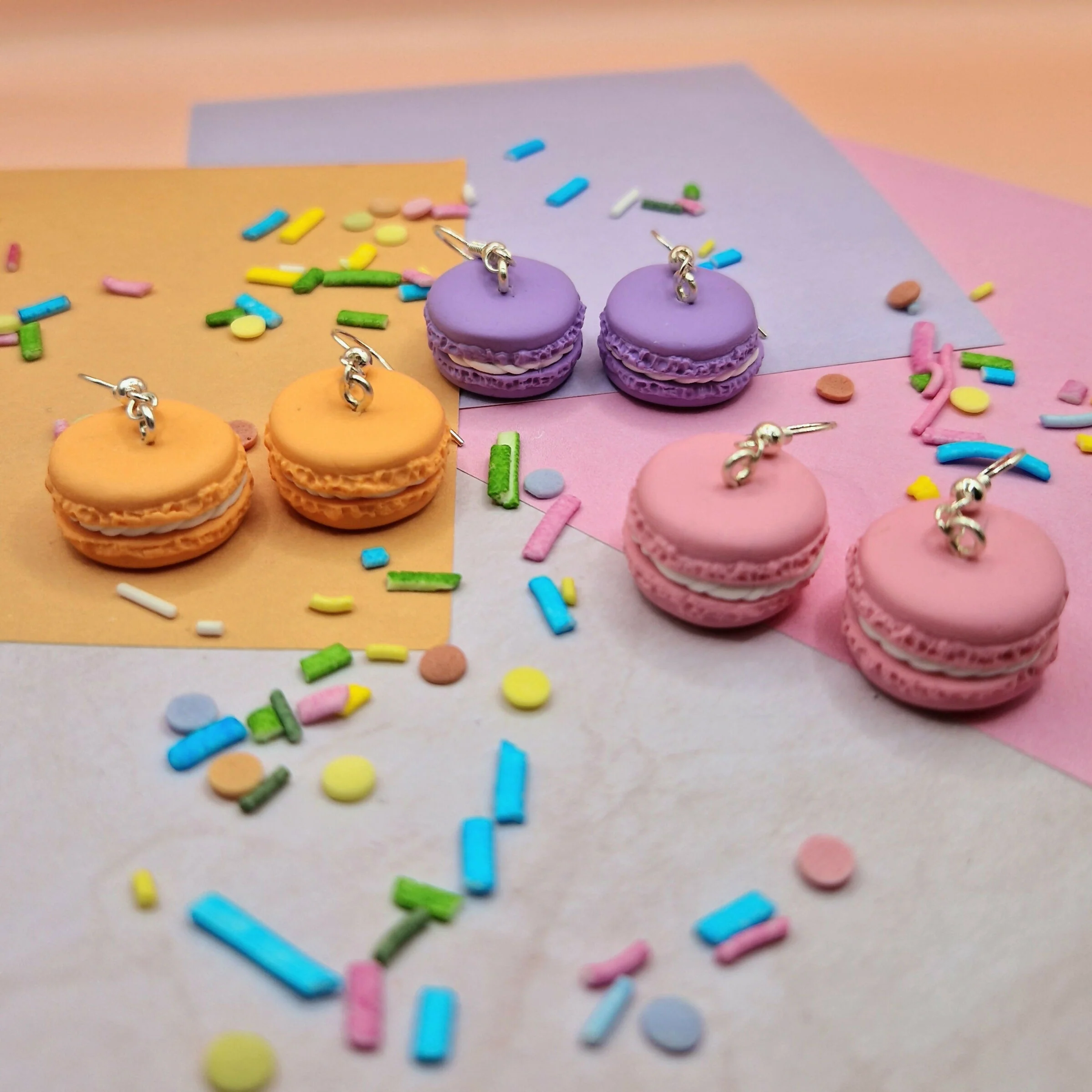 Mini Macaron Earrings