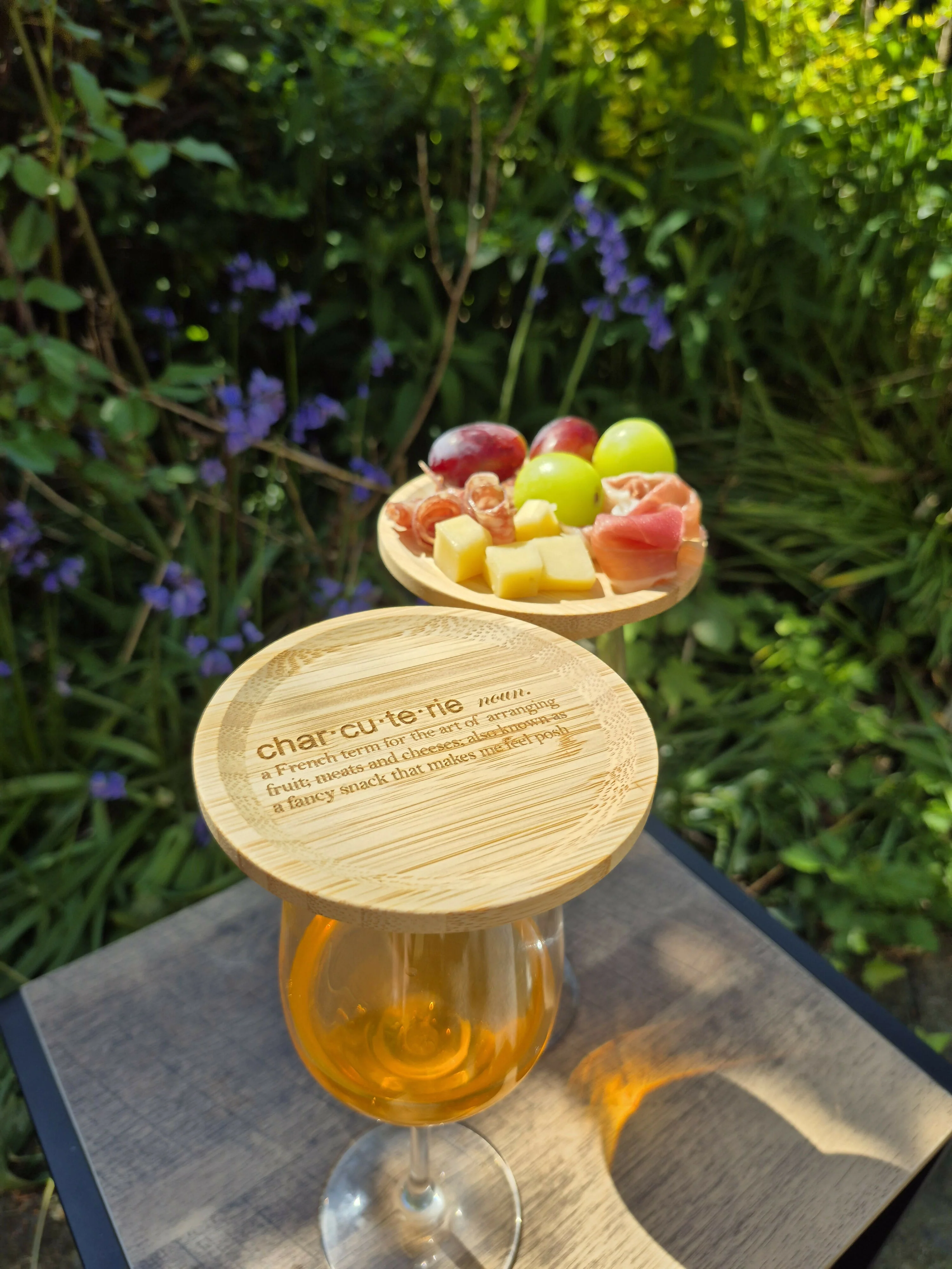 Mini Wine Glass Charcuterie Board – Portable Snack Topper - Noun - Image 3