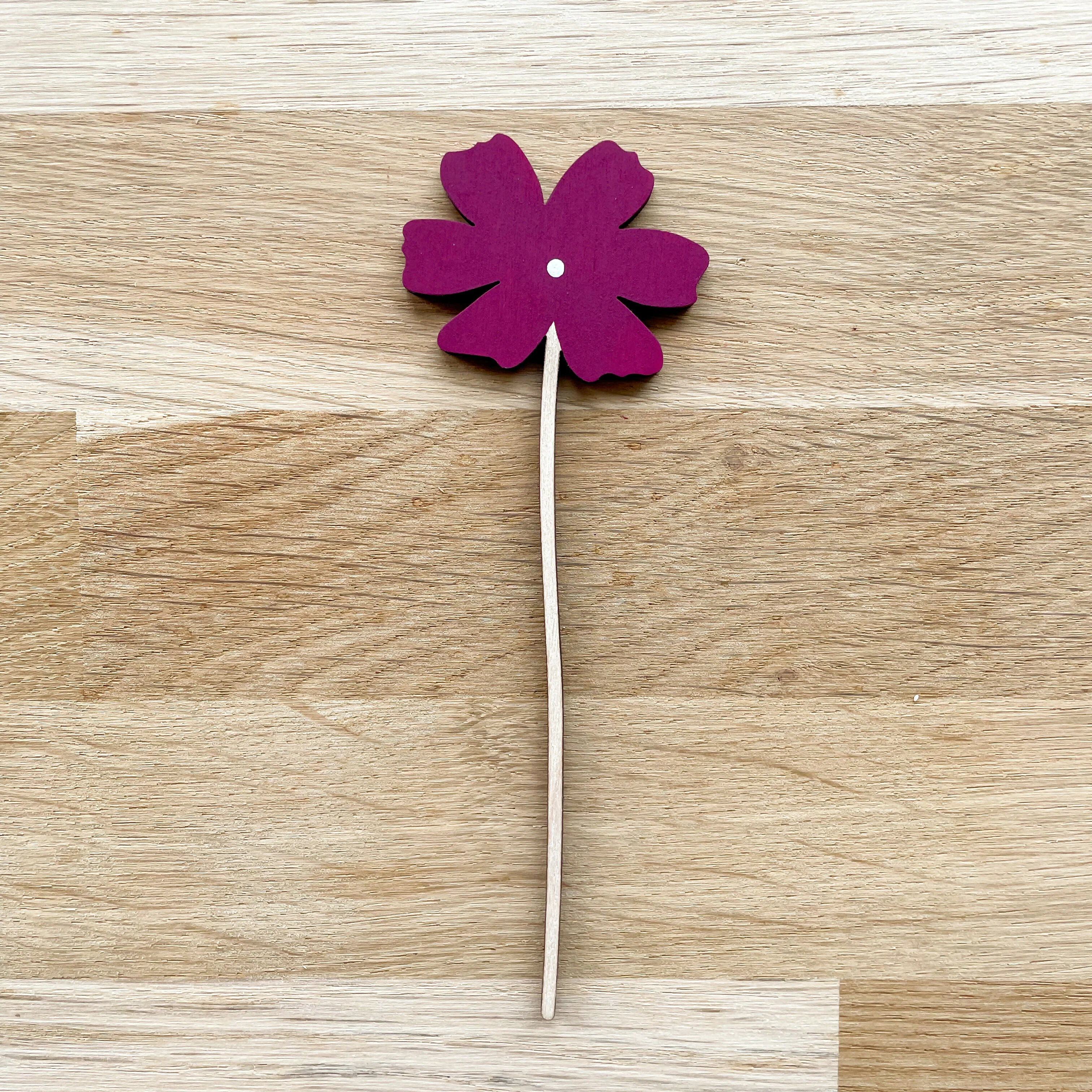Mini Wooden Plum Flower - Image 3