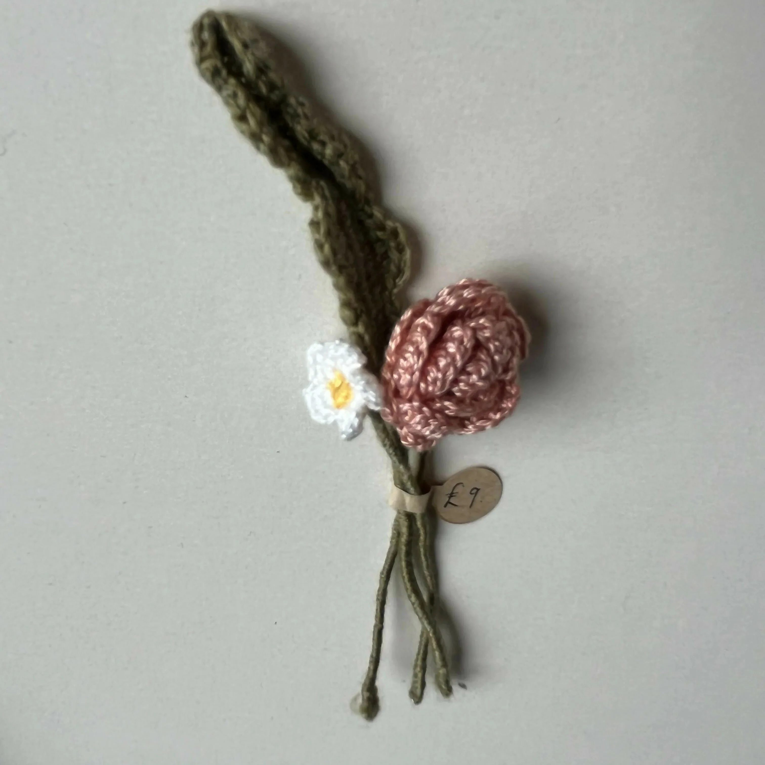 Miniature Crochet Flower Bouquet - Image 2