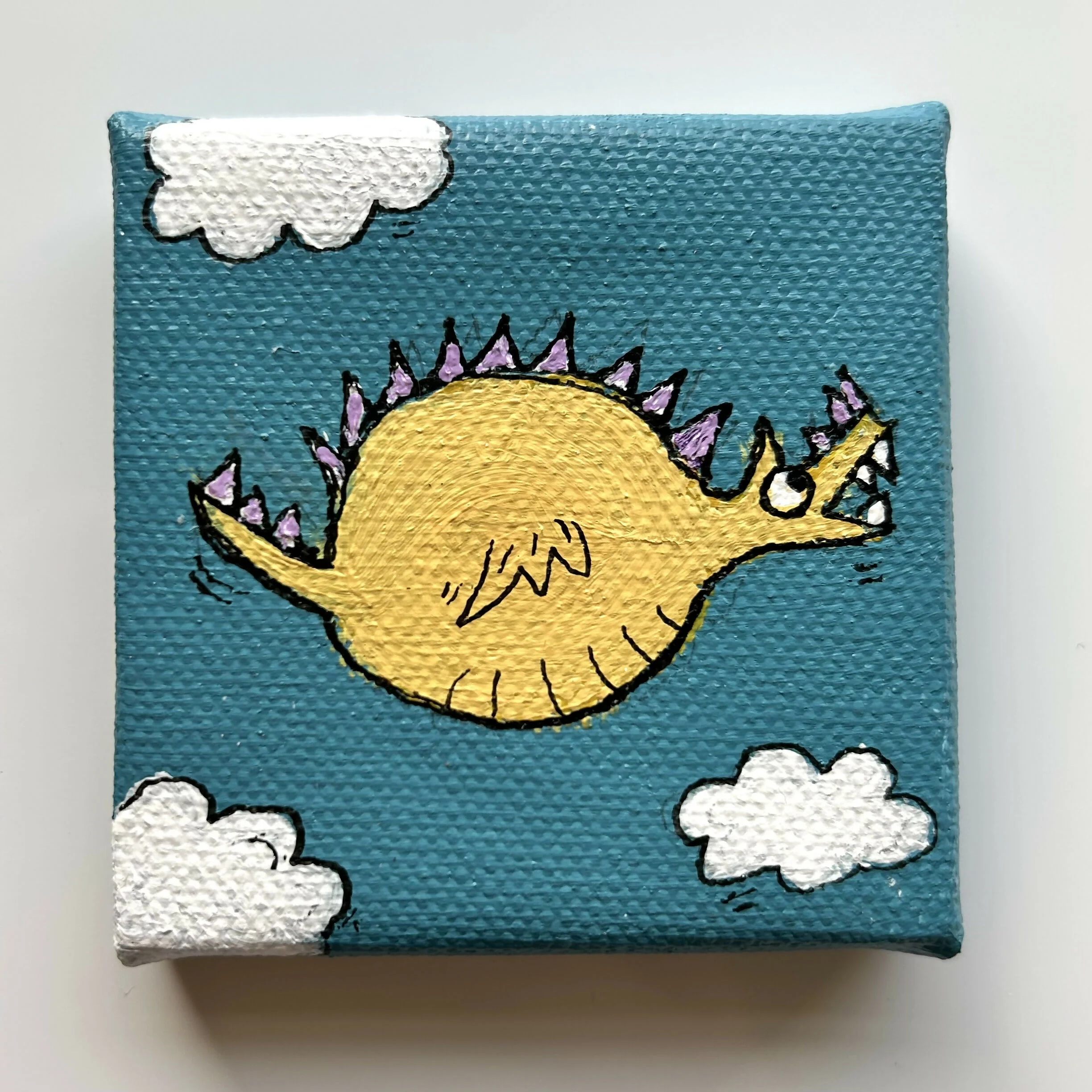Monster Mini Canvases Original Artwork - Image 3