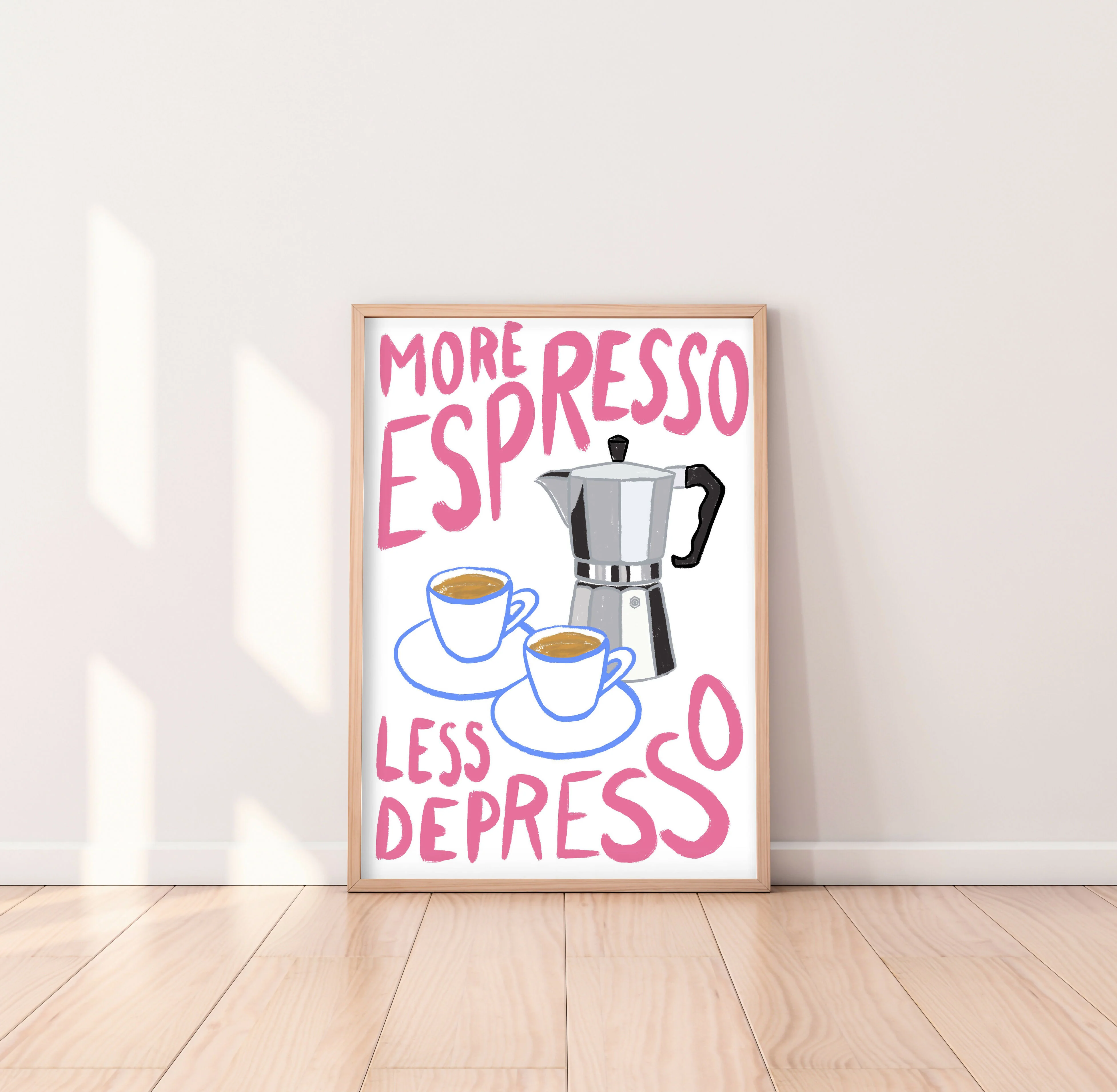 More Espresso Coffee A4 Art Print