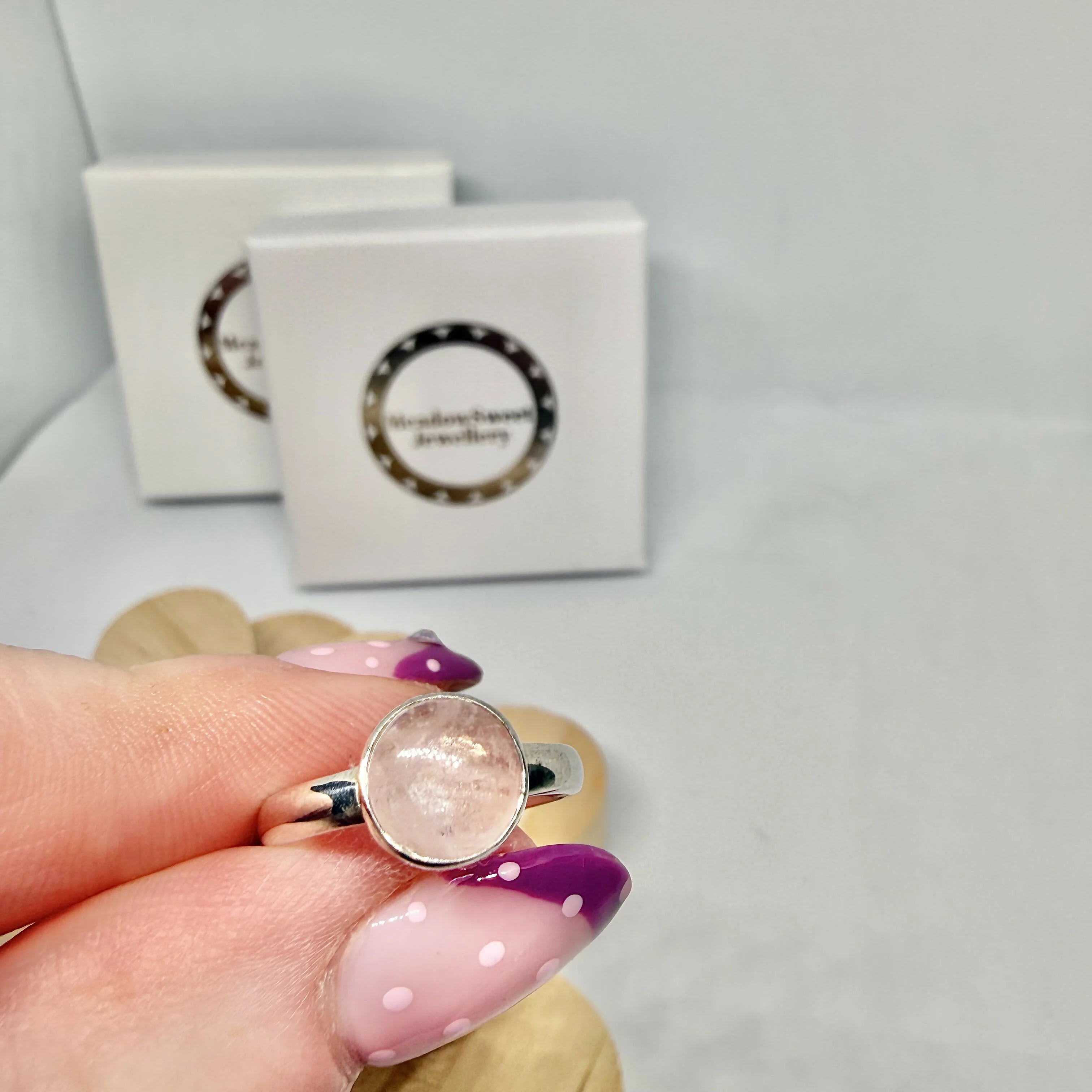 MORGANITE RING SIZE L 1/2 - Image 2