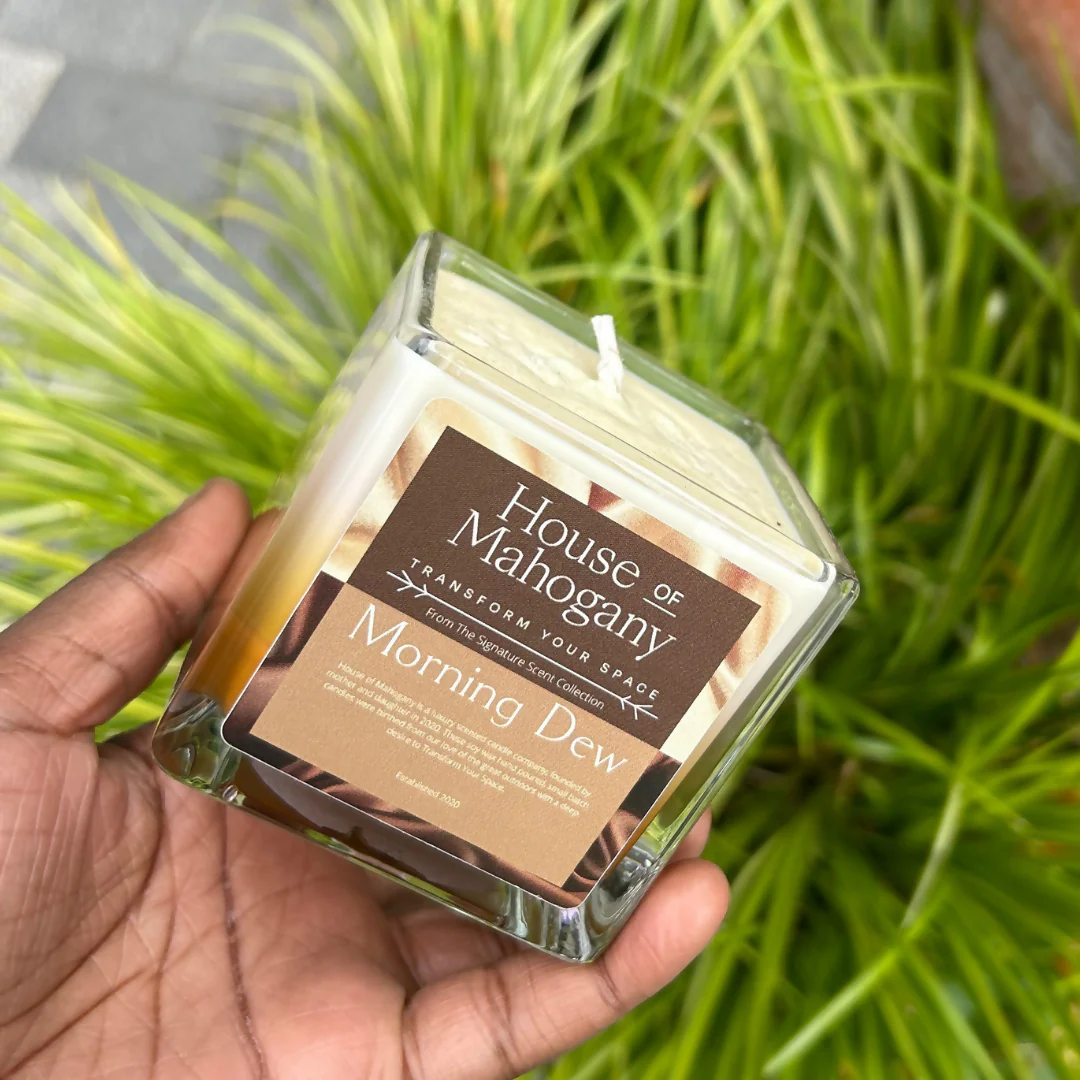 Morning Dew Soy Wax Scented Candle - Image 2