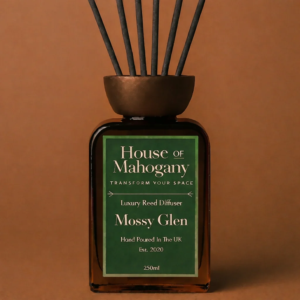 Mossy Glen Reed Diffuser & Black Fibre Sticks - Image 2