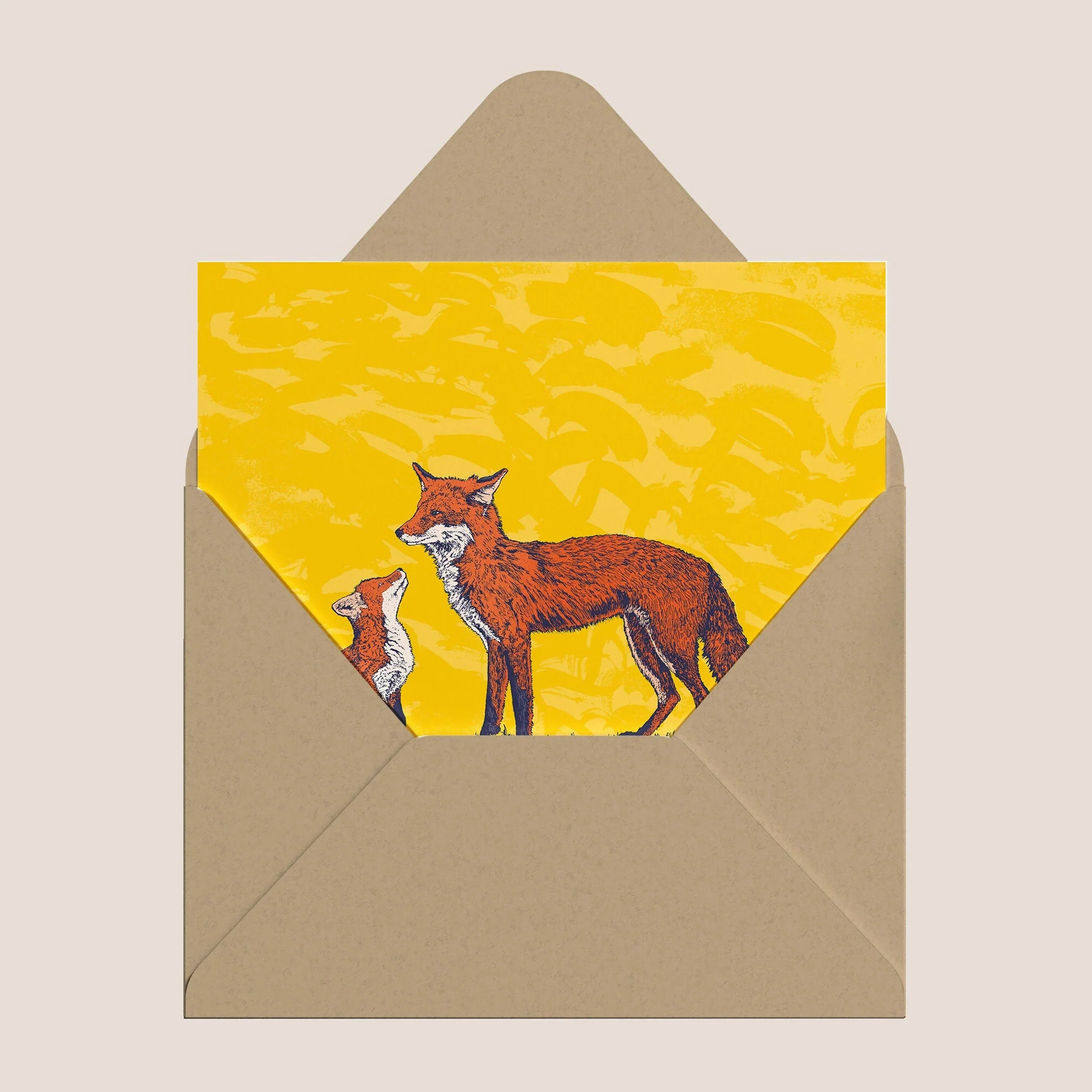 Mother and Cub Greeting Card - Image 2