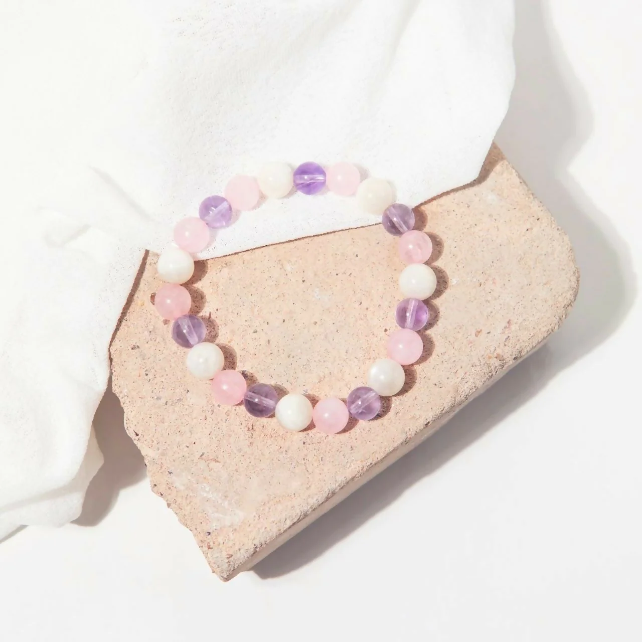 Mother Crystal Bracelet- 8mm - Image 2
