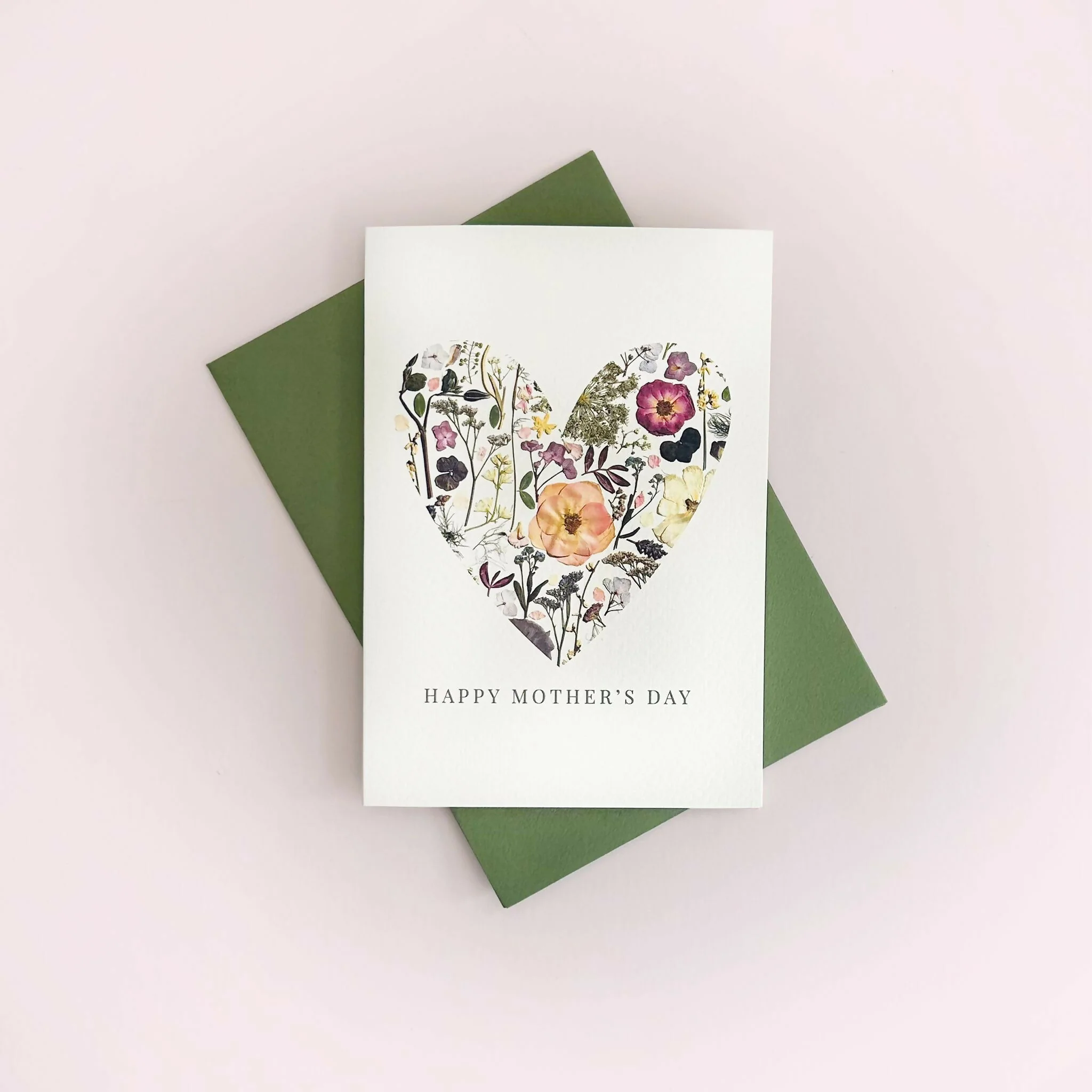 Mother's Day Pressed Flower Print Card - Image 2