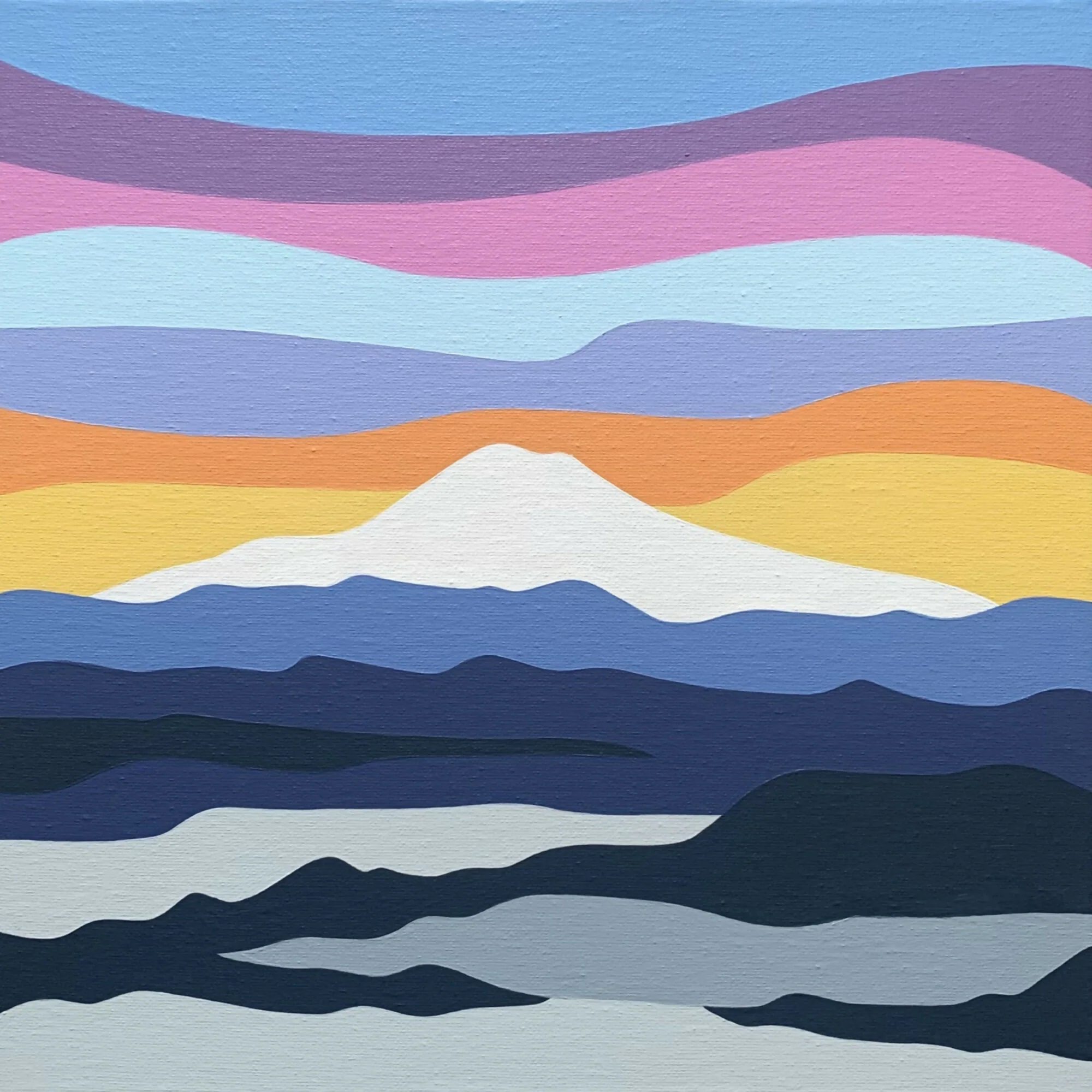 Mount Hood Inversion - Original Painting