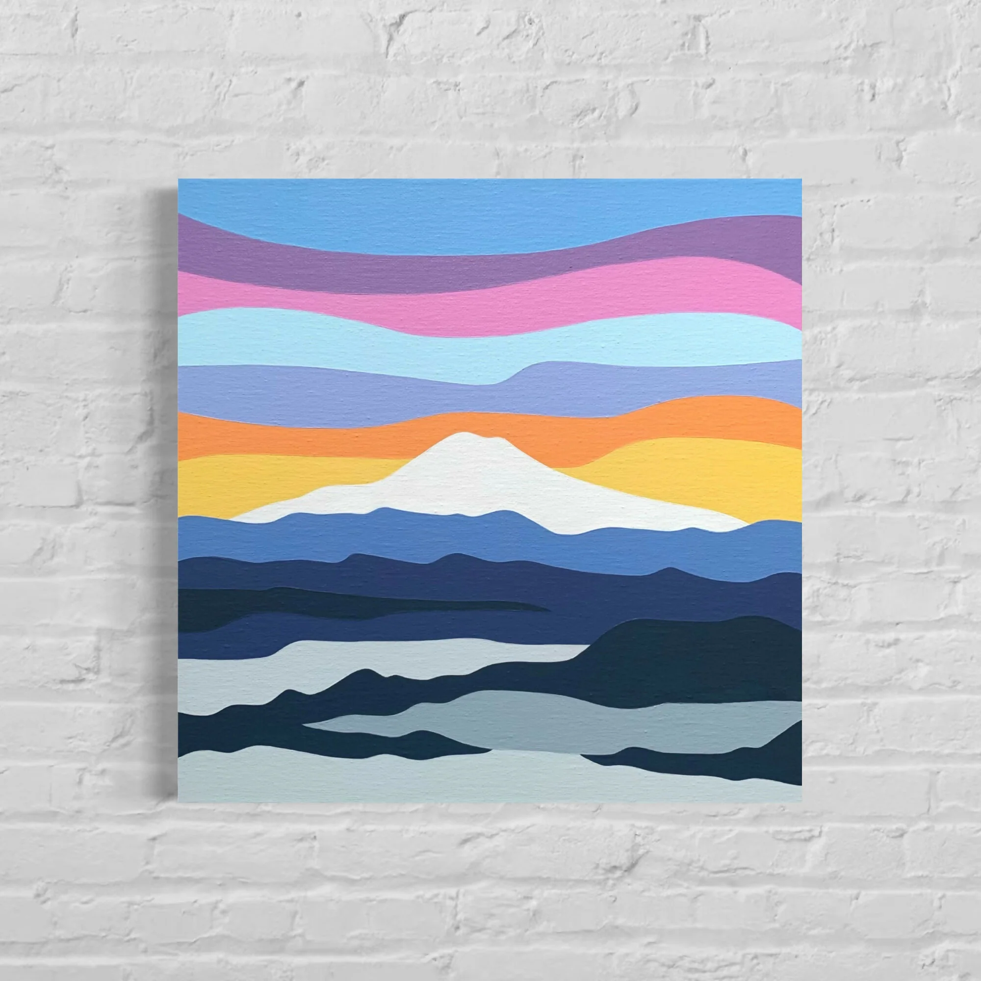 Mount Hood Inversion - Original Painting - Image 5