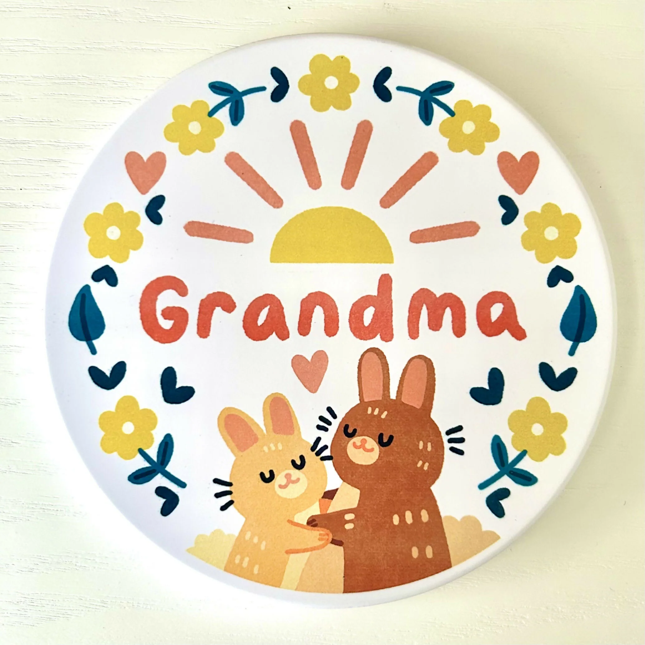 Mum or Grandma Ceramic Coaster - Image 2