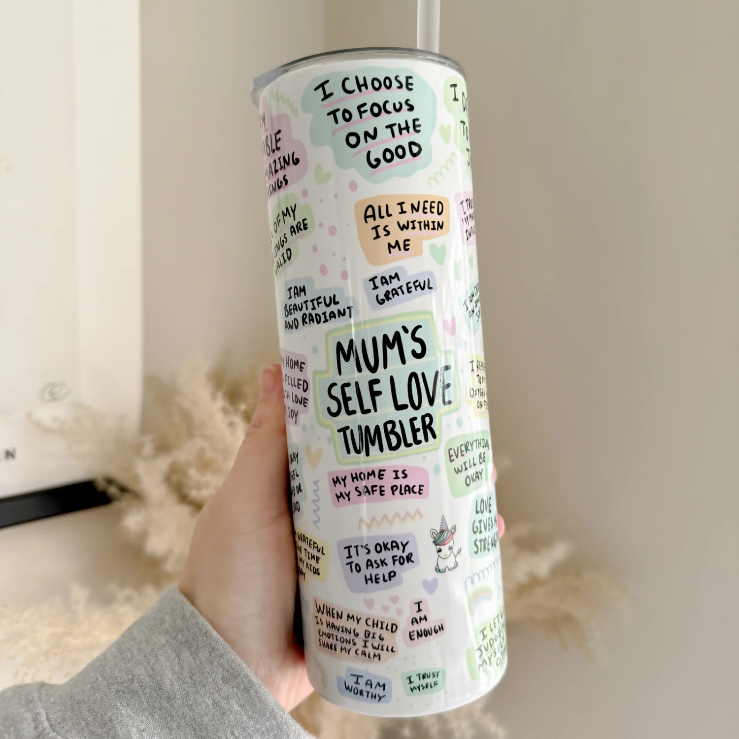 Mum Self Love 20oz Stainless Steel Tumbler
