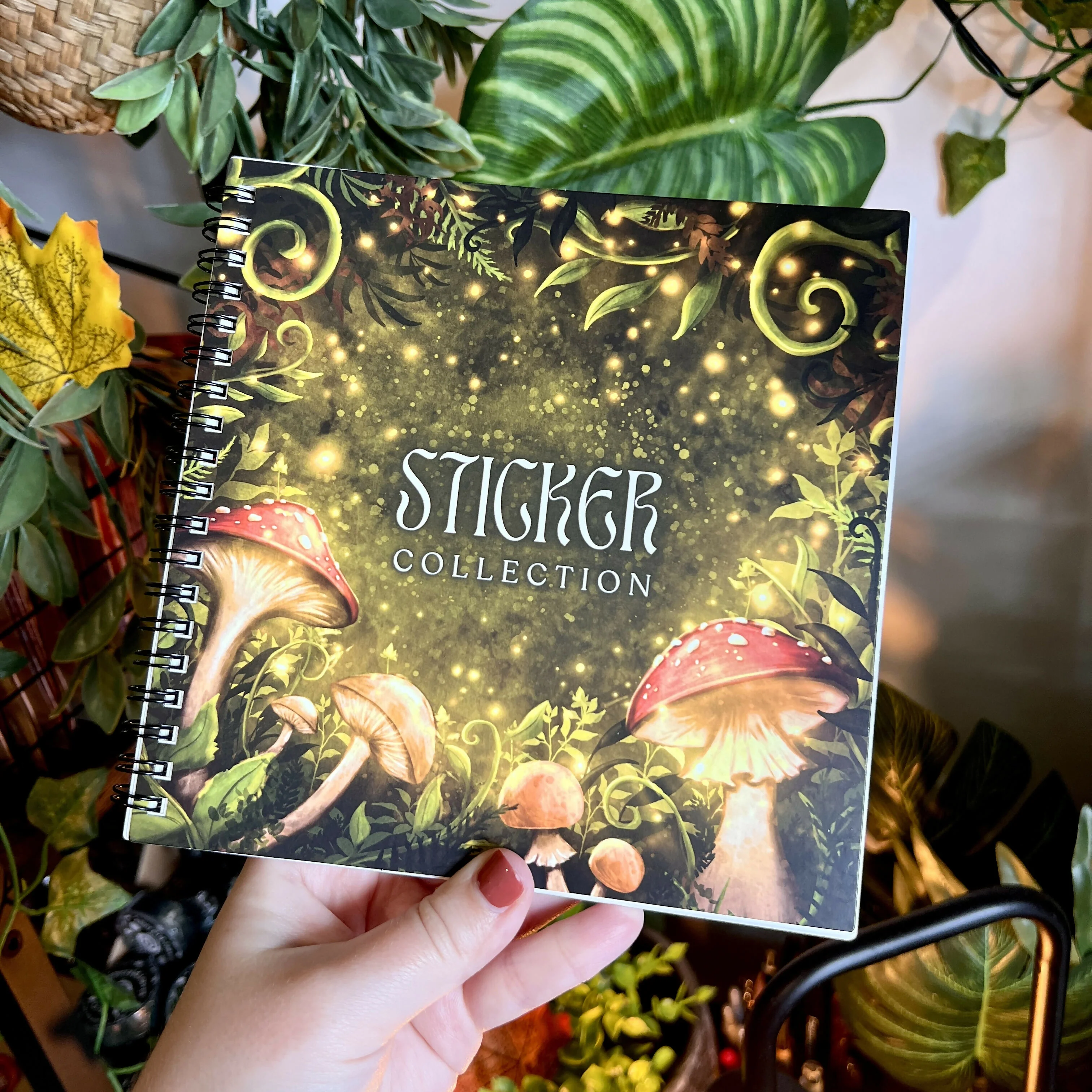 Mushroom Glow Sticker Album
