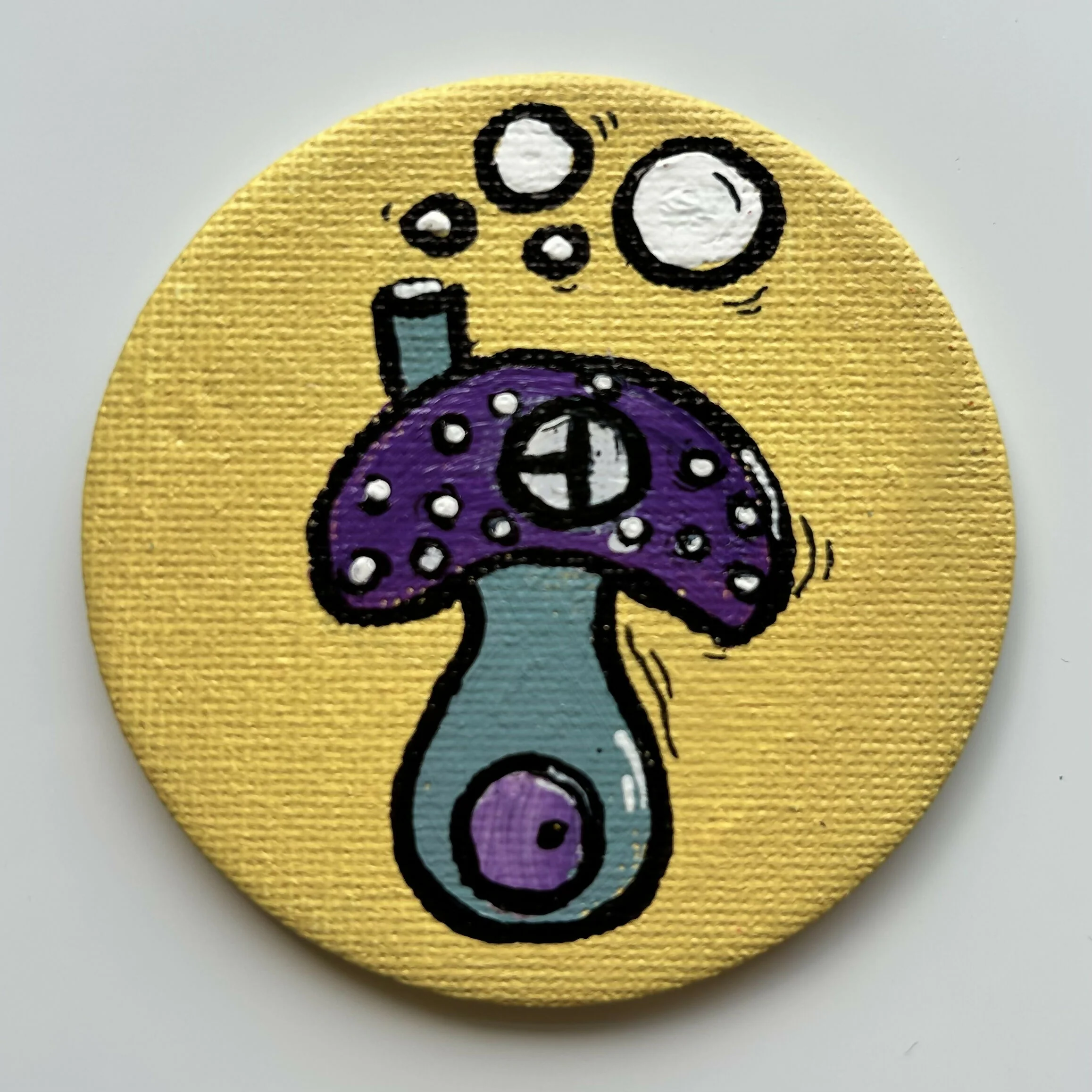 Mushroom House Magnets Original Artwork - Image 2