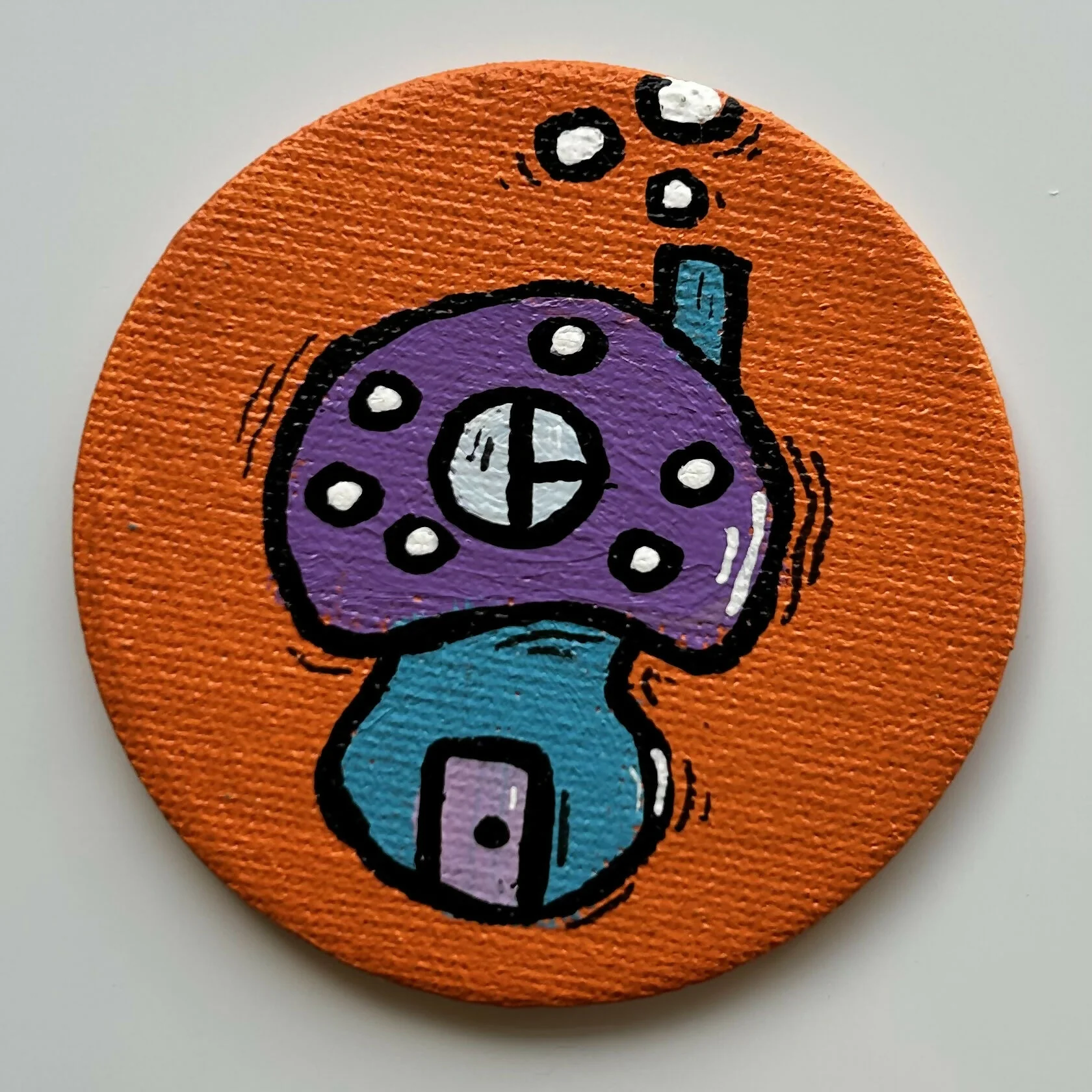 Mushroom House Magnets Original Artwork - Image 6