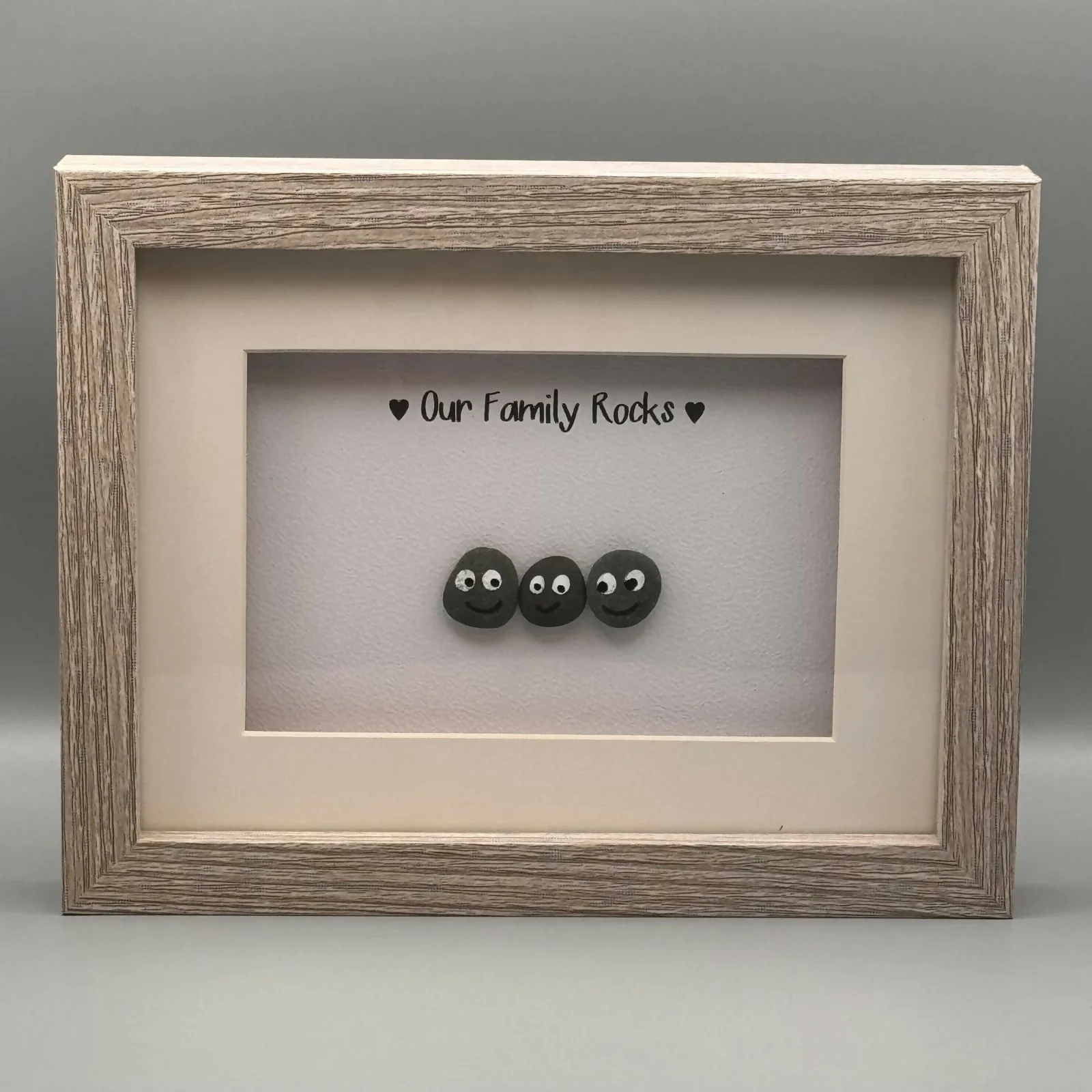Our Family Rocks with Pebble Faces - Small - Image 4