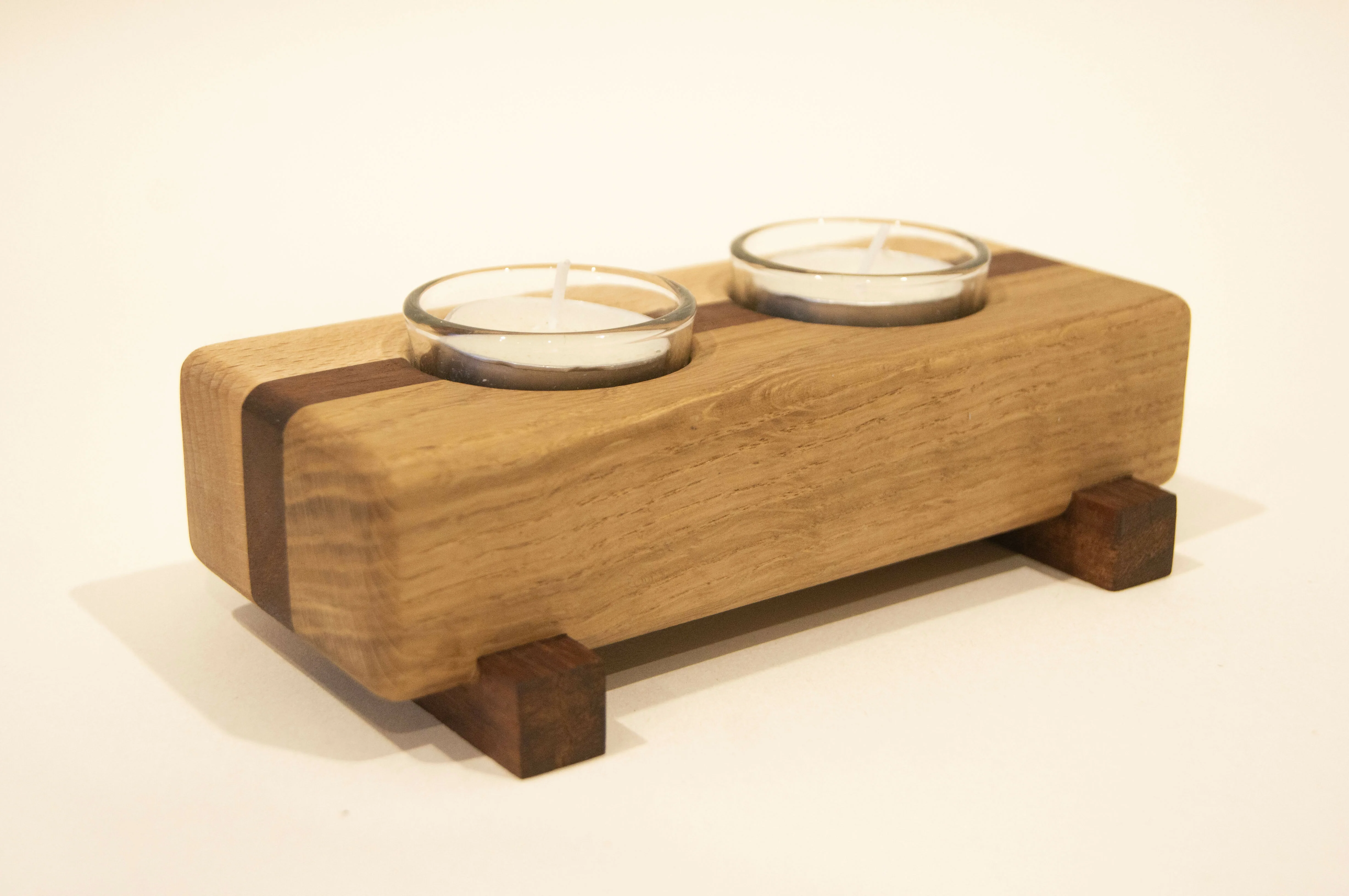 'Neapolitan' Twin Tea Light Holder - Image 2