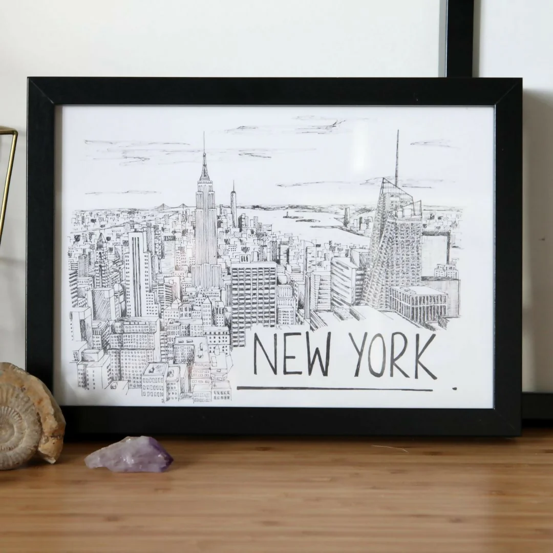 New York Skyline Art Print