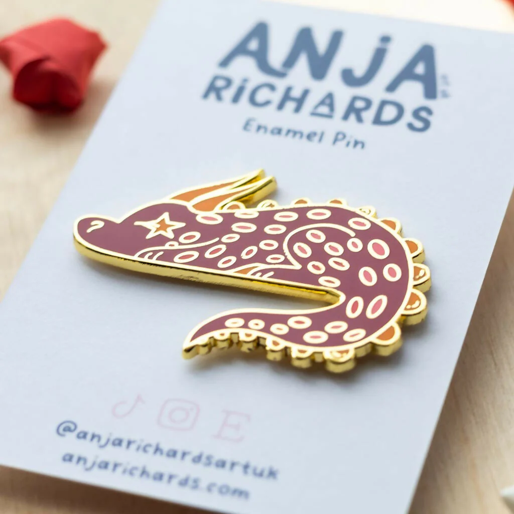 Nimbus the Dragon Enamel Pin - Image 5