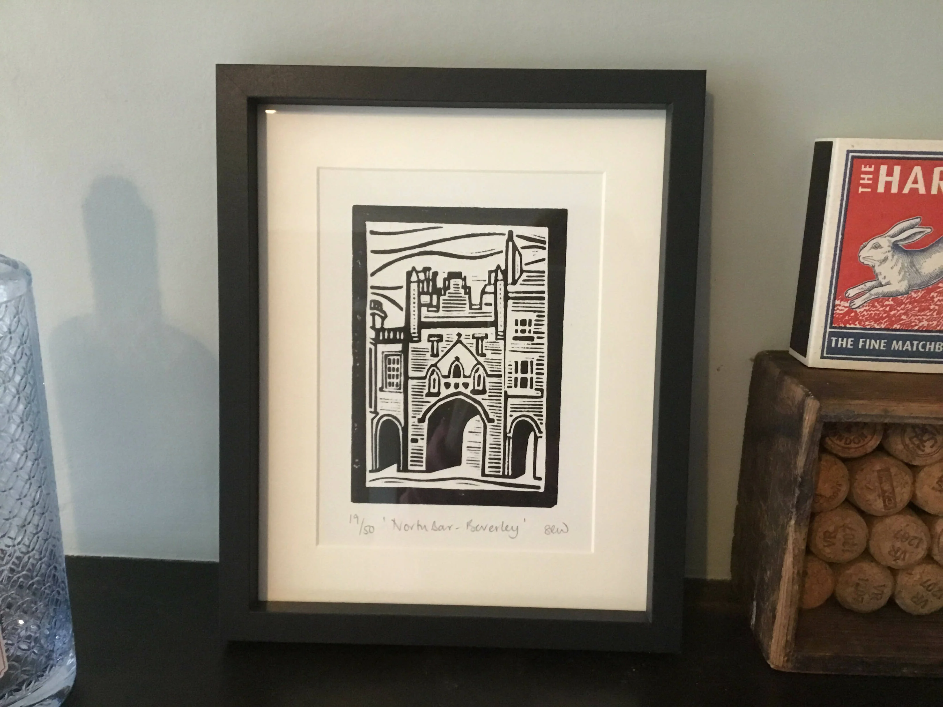 North Bar - Beverley Framed Lino Cut Print - Image 4