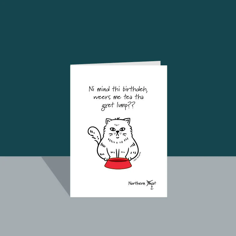 Northern Cat Birthday Cards
