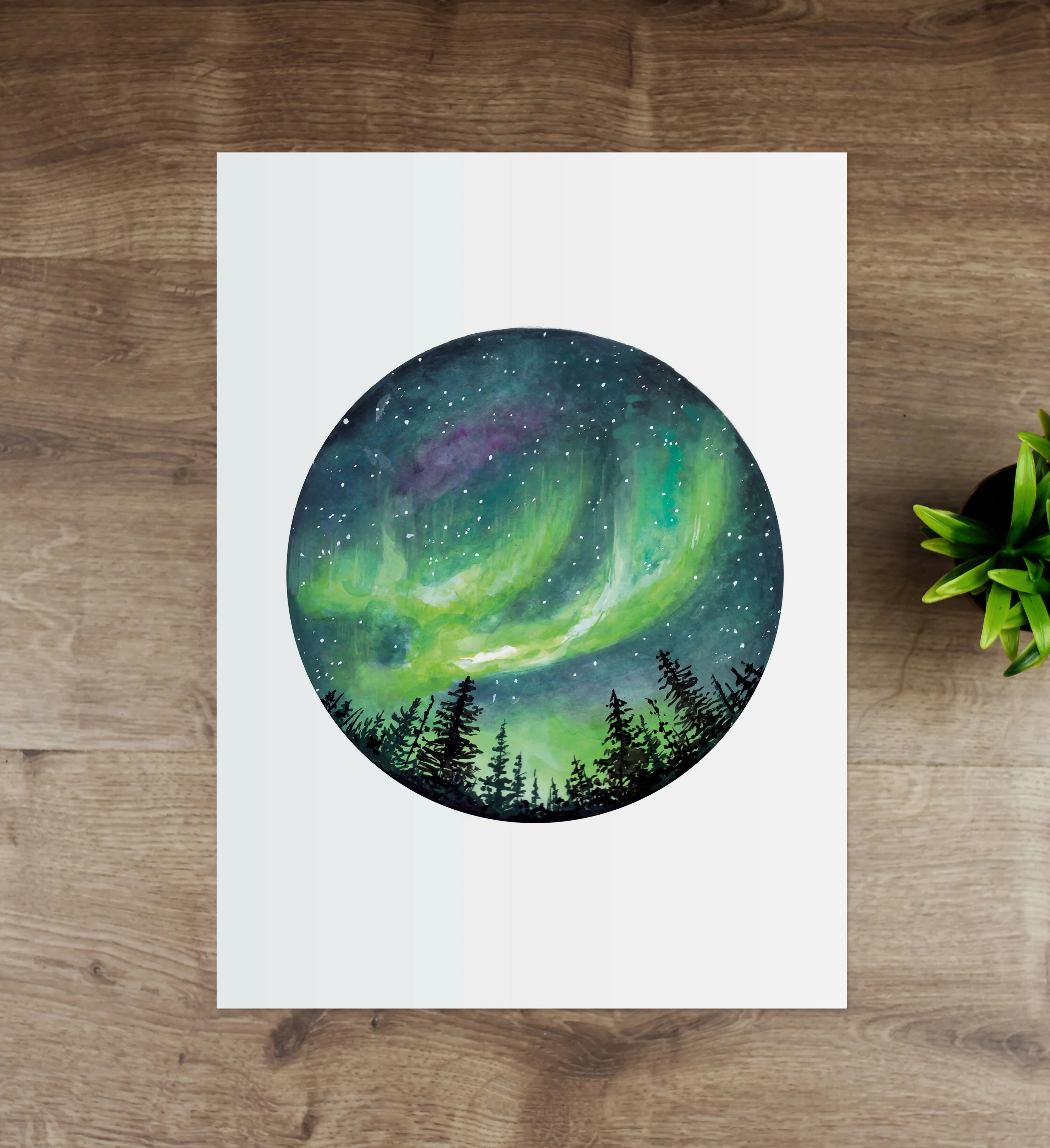 Northern Lights Art Print