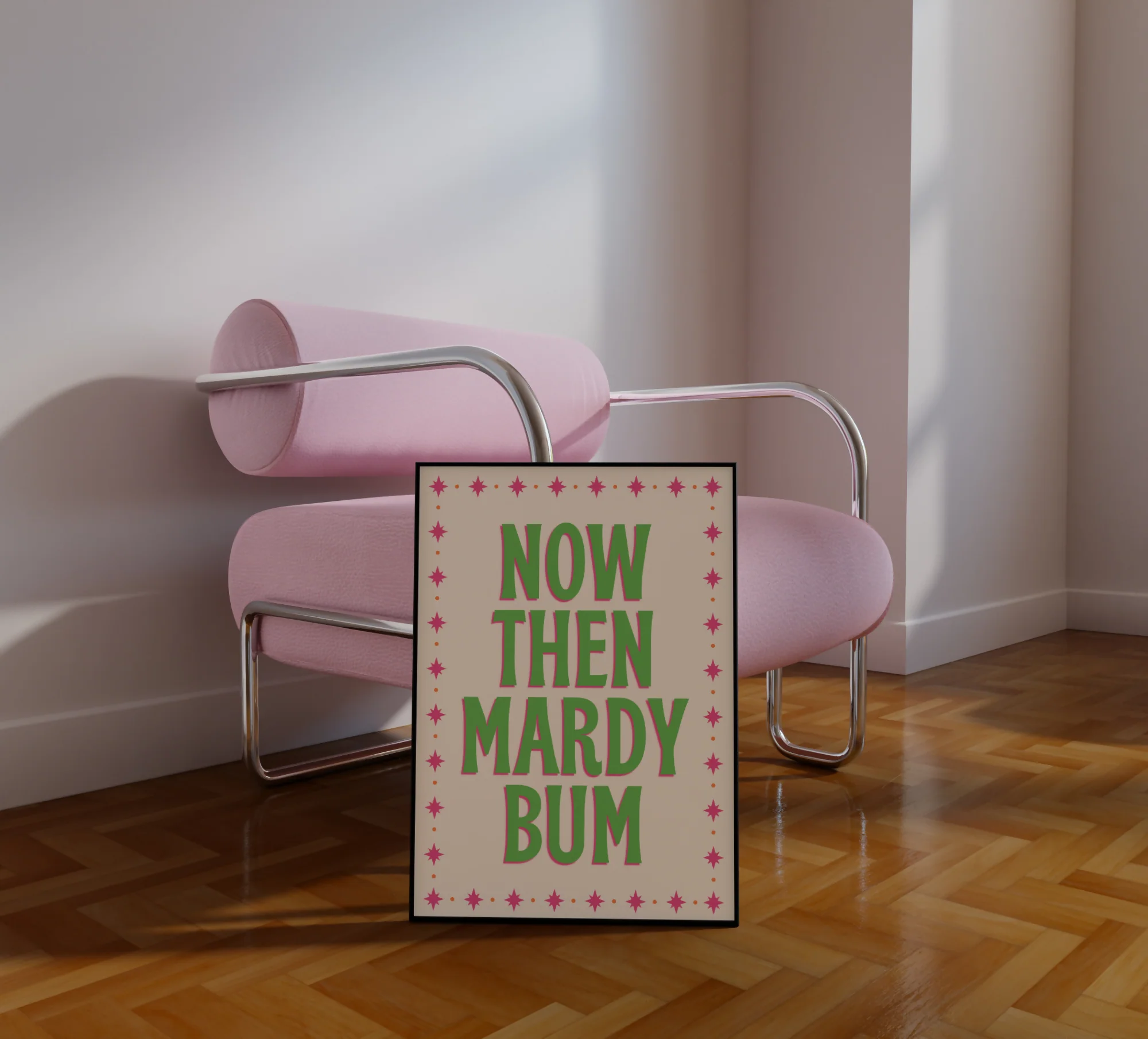 NOW THEN MARDY BUM WALL ART PRINT - Image 5